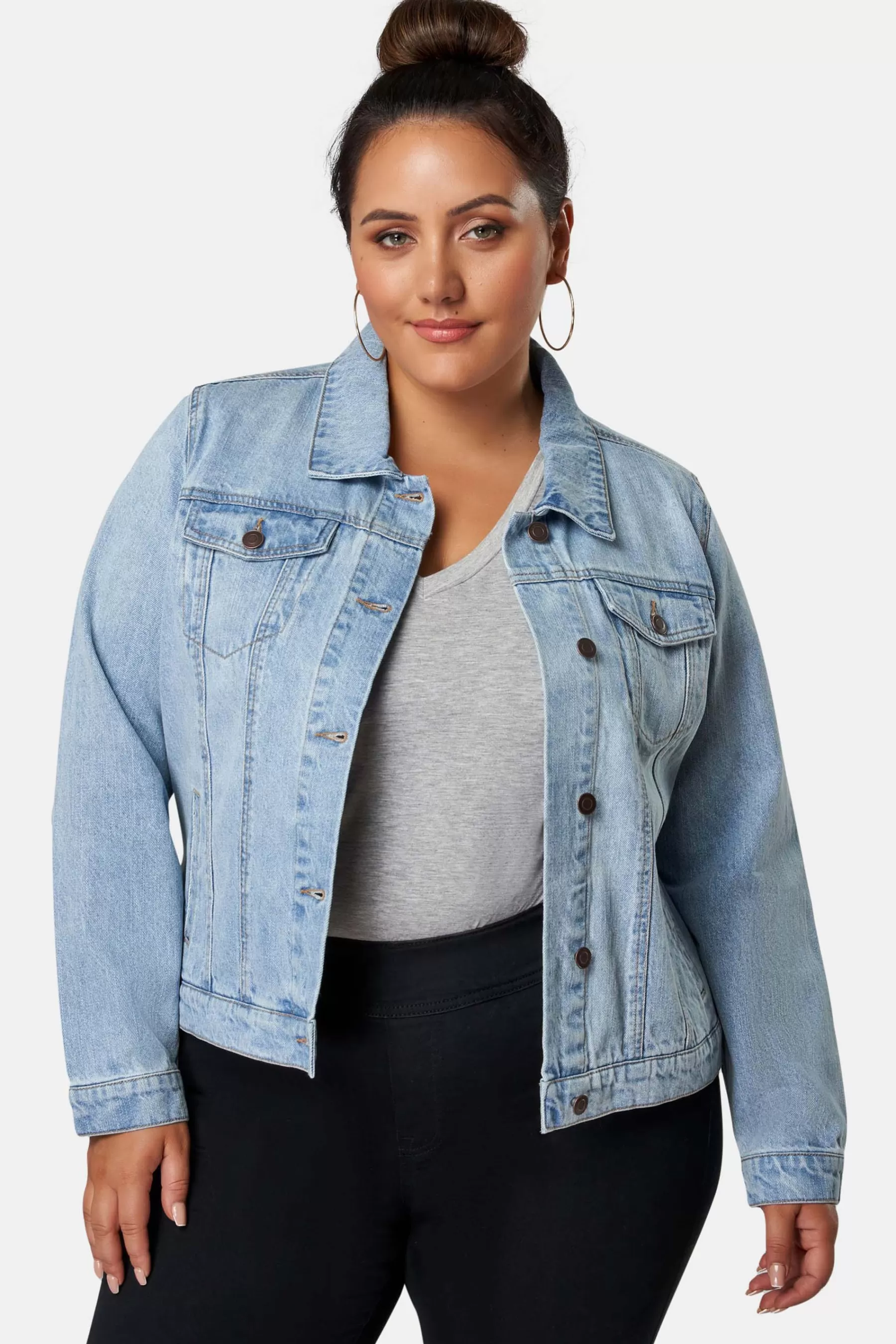 Curve Project Jackets & Coats | Denim>Alicia Denim Jacket