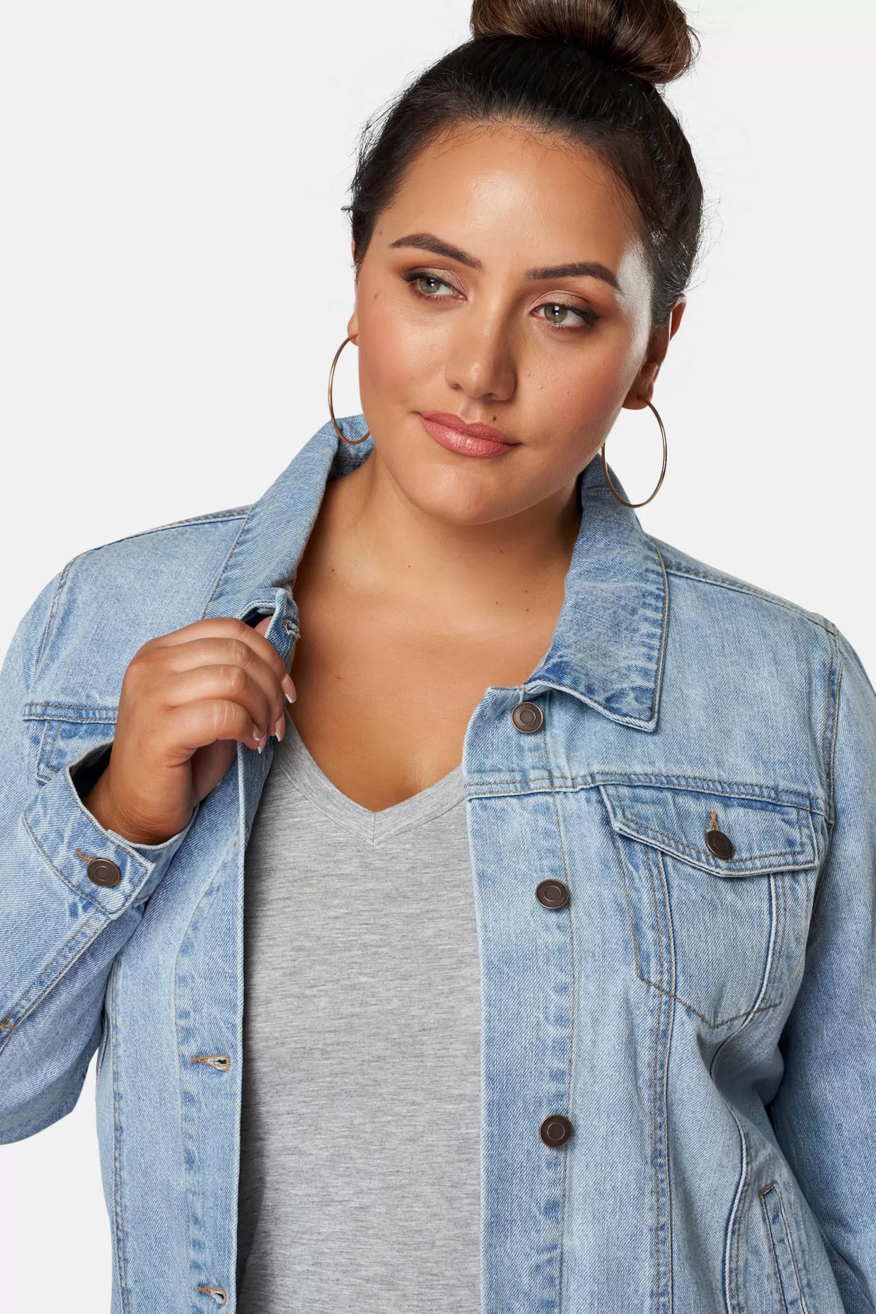 Curve Project Jackets & Coats | Denim>Alicia Denim Jacket