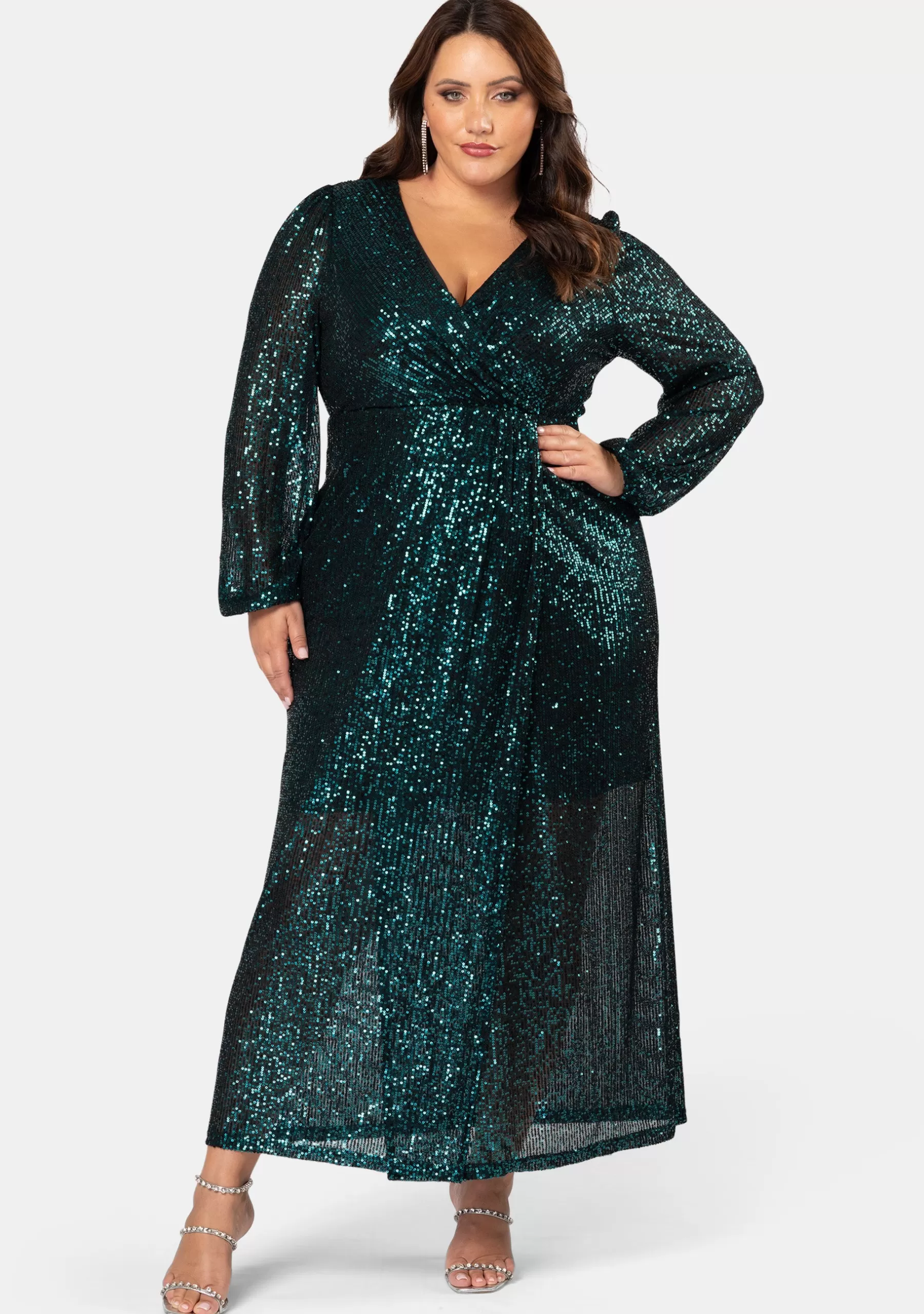 Curve Project Sequin Dresses | Party Dresses>All I Want Sequin Maxi Dress