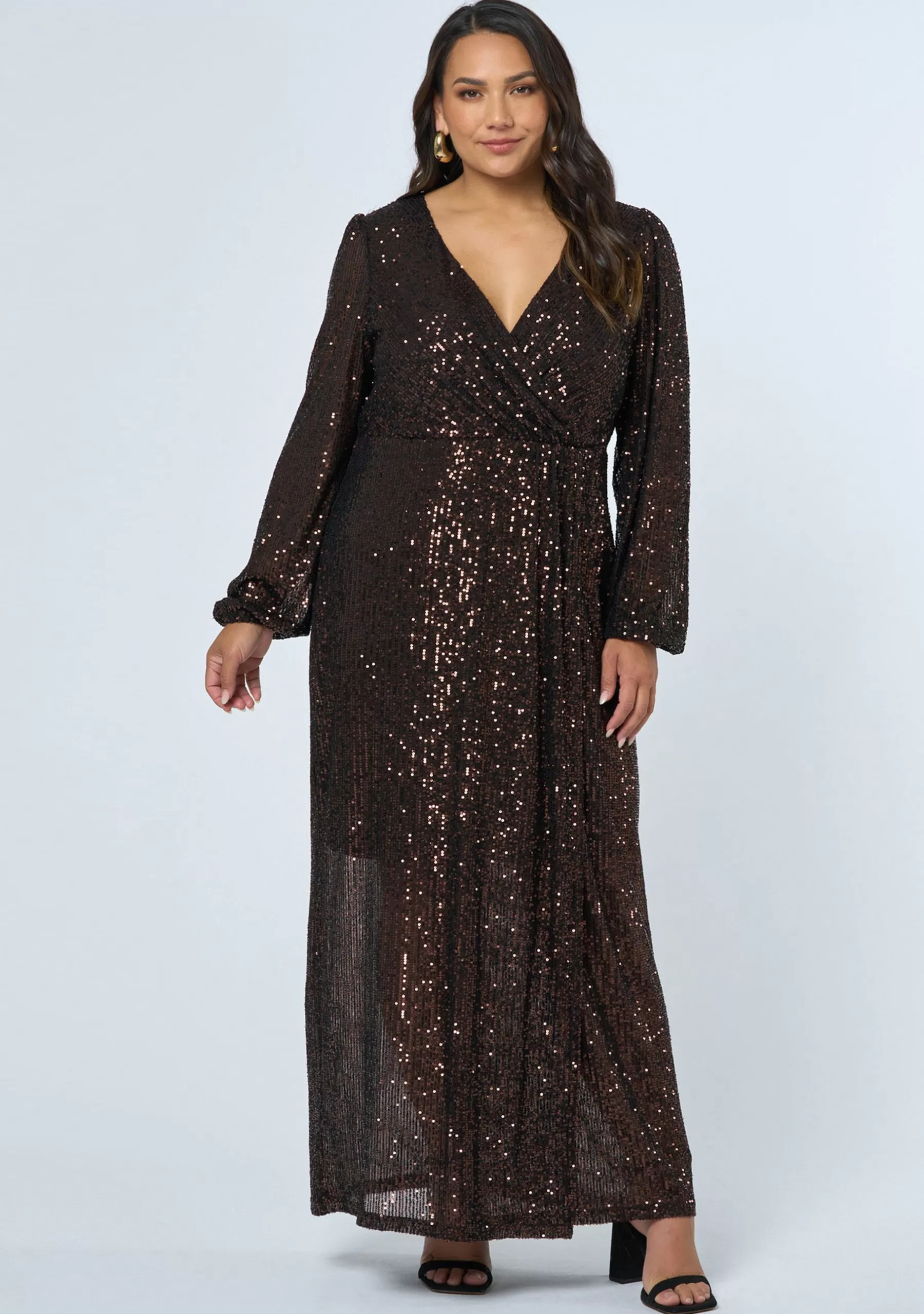 Curve Project Maxi Dresses | Sequin Dresses>All I Want Sequin Maxi Dress