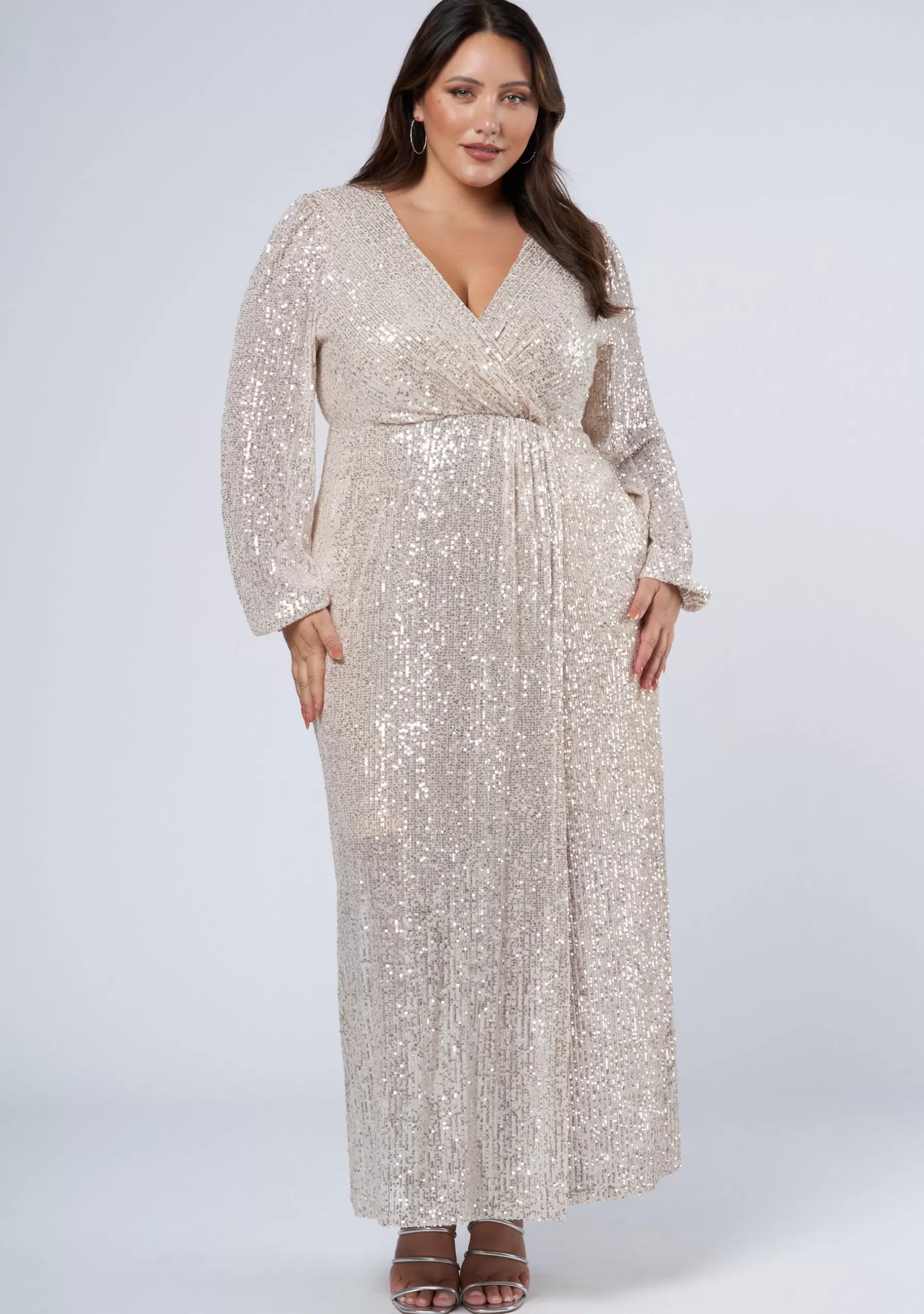 Curve Project Sequin Dresses | Party Dresses>All I Want Sequin Maxi Dress