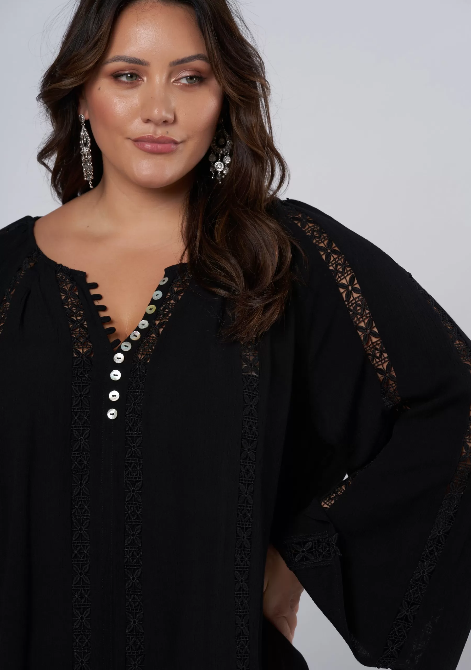 Curve Project Shirts & Blouses>Aloha Blouse