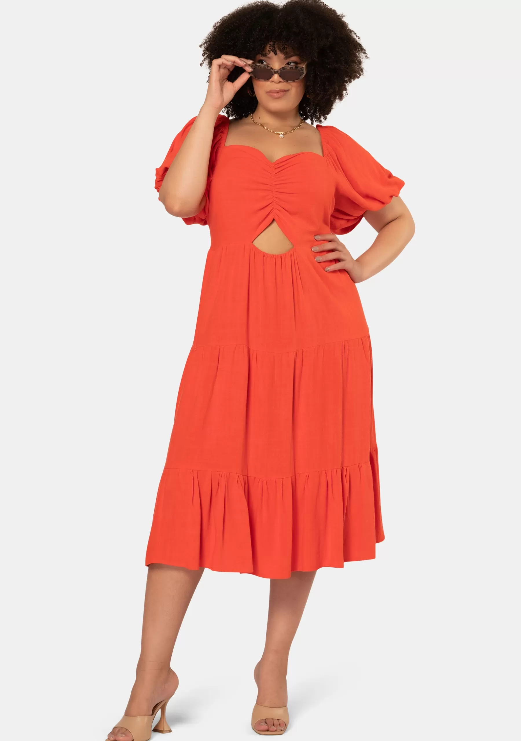 Curve Project Midi Dresses>Amelie Midi Dress