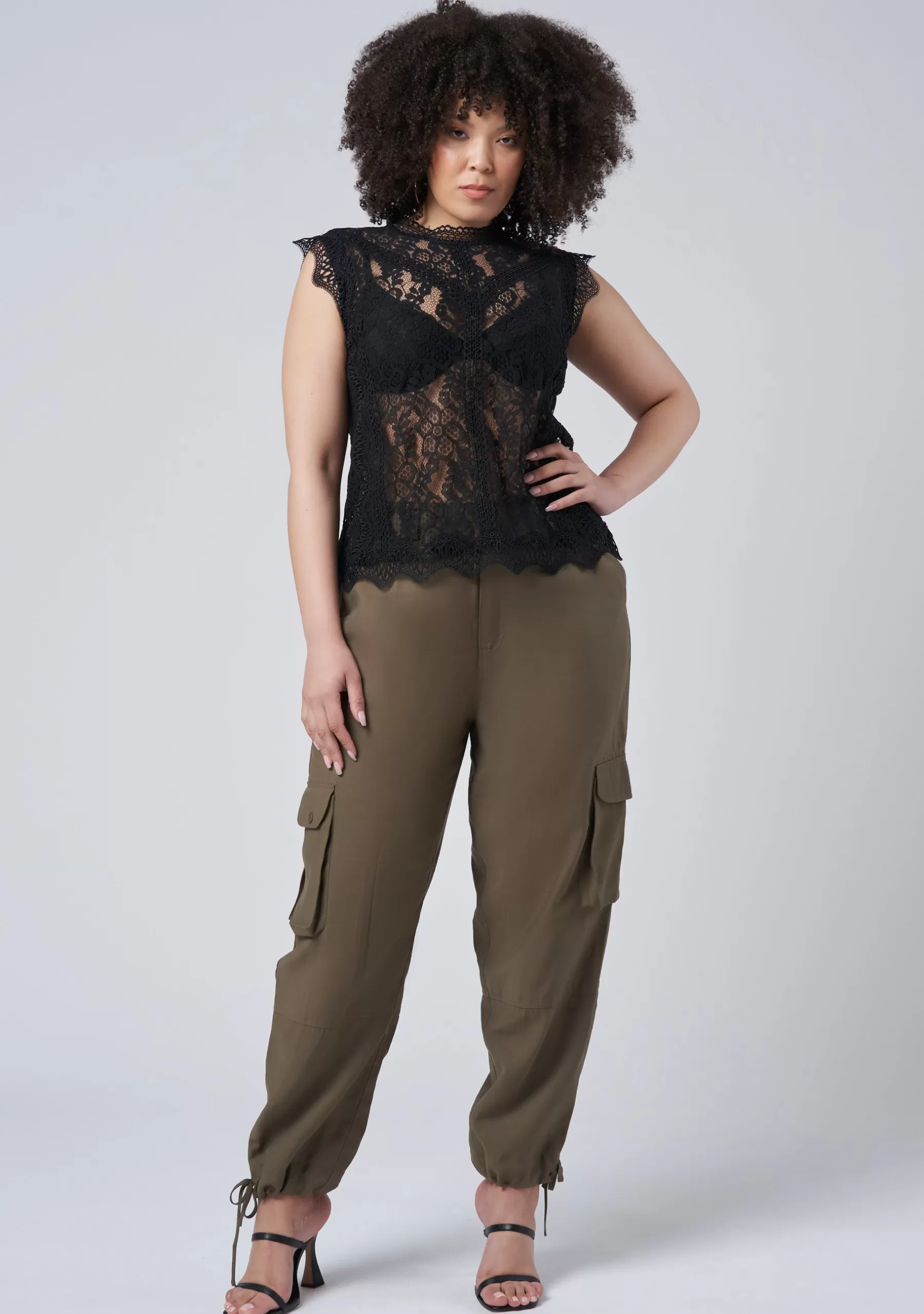 Curve Project Shirts & Blouses>Anti Hero Lace Top