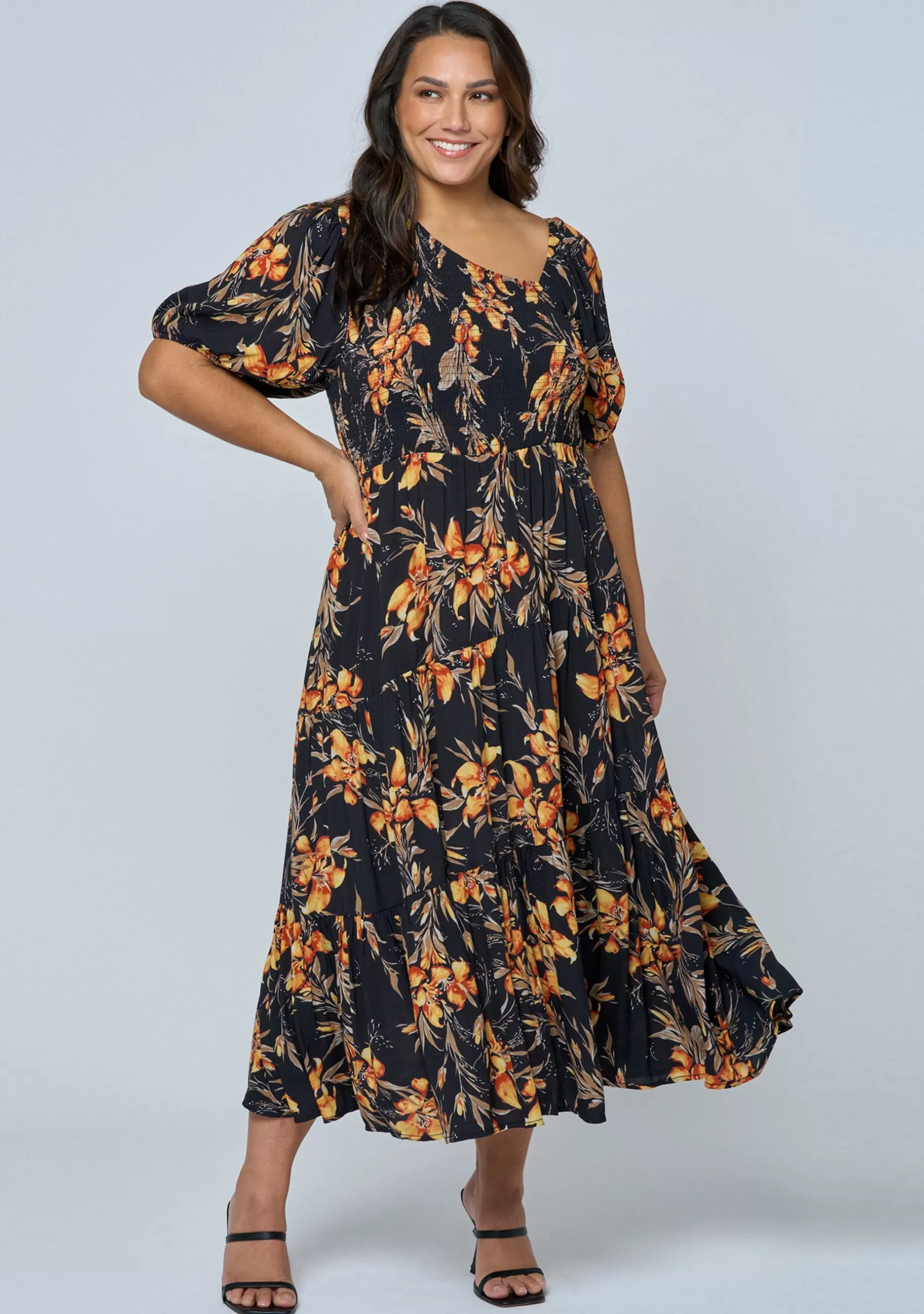 Curve Project Midi Dresses>Arabella Midi Dress
