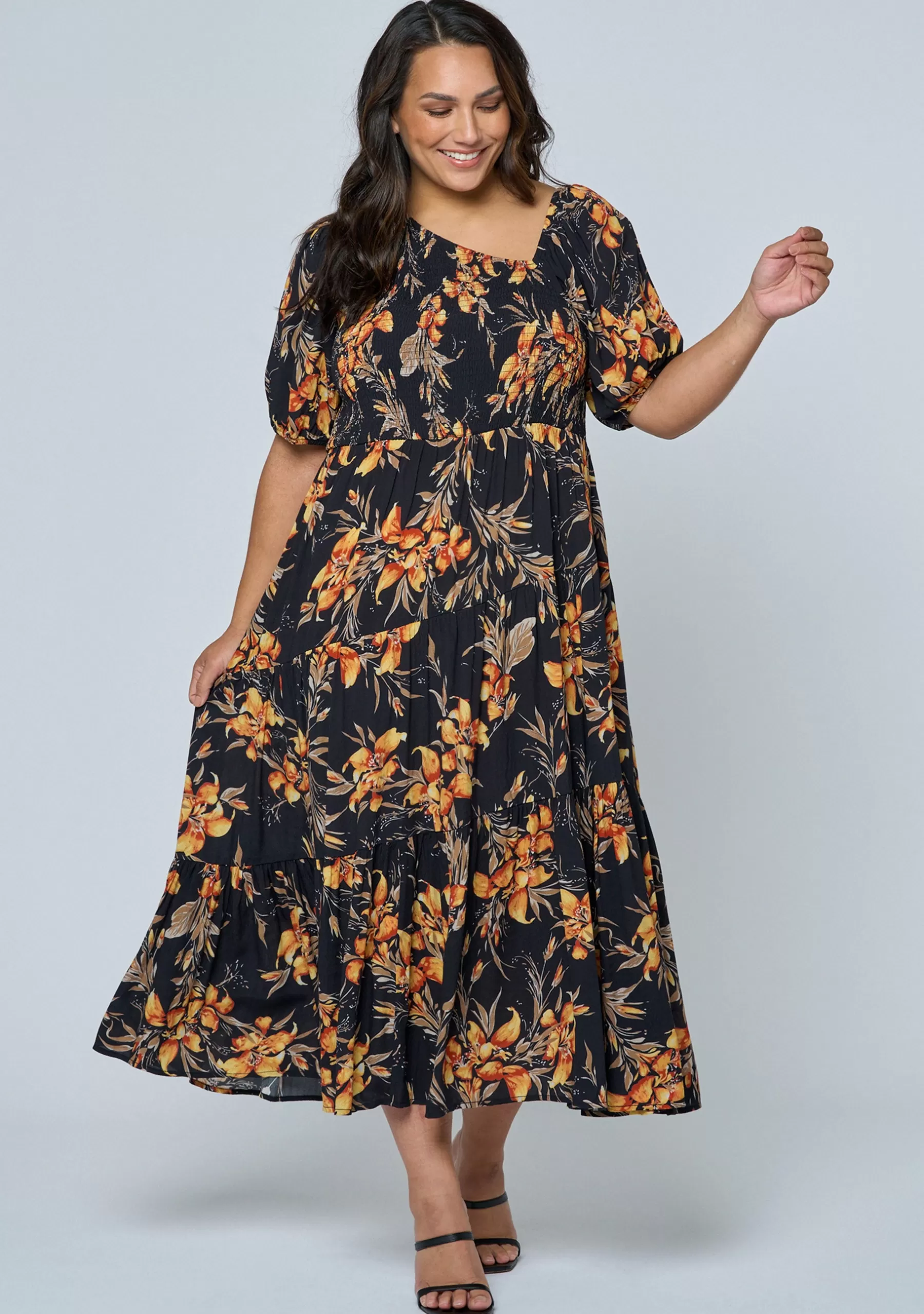Curve Project Midi Dresses>Arabella Midi Dress