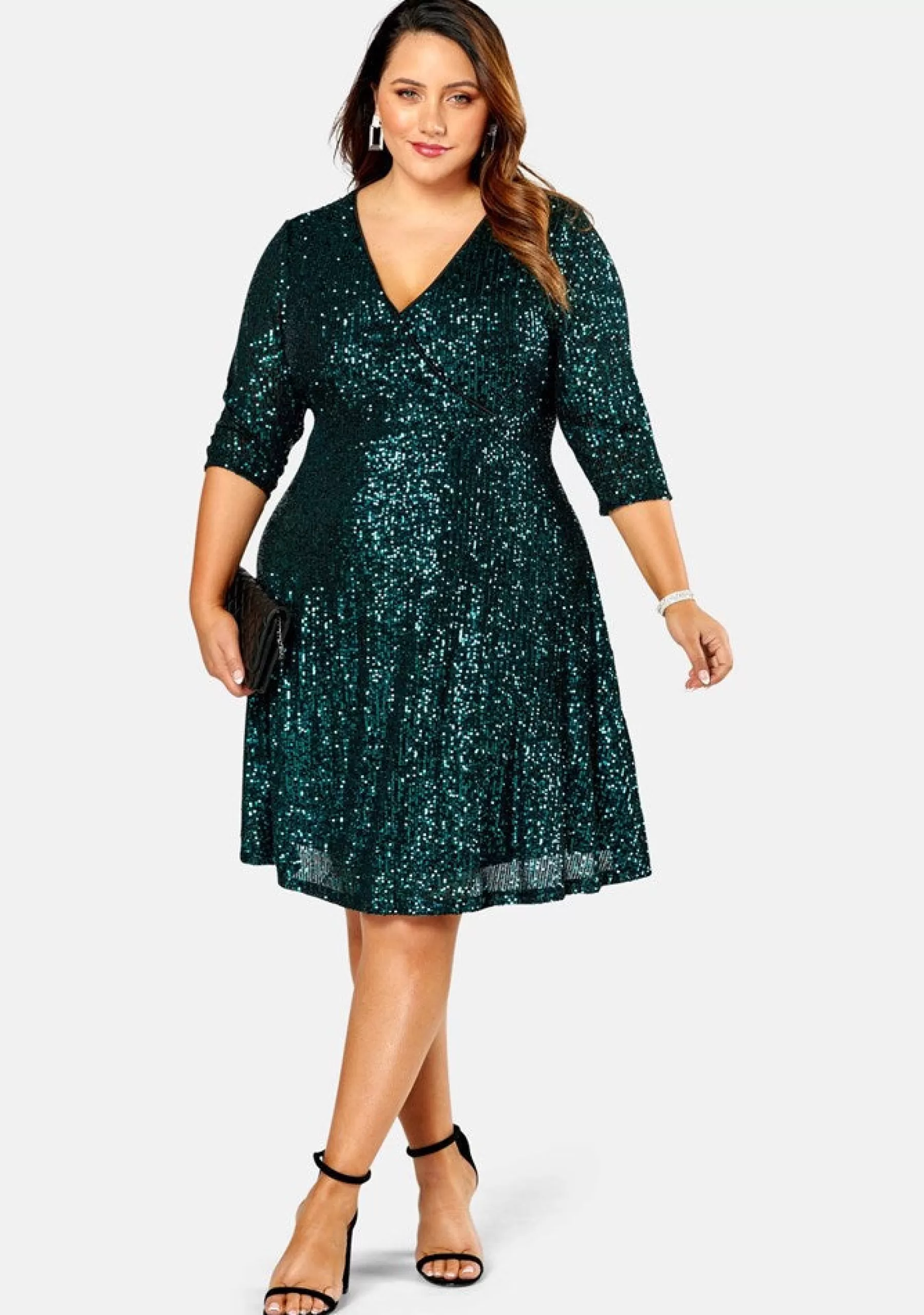 Curve Project Sequin Dresses | Party Dresses>Are You Jelly Sequin Dress