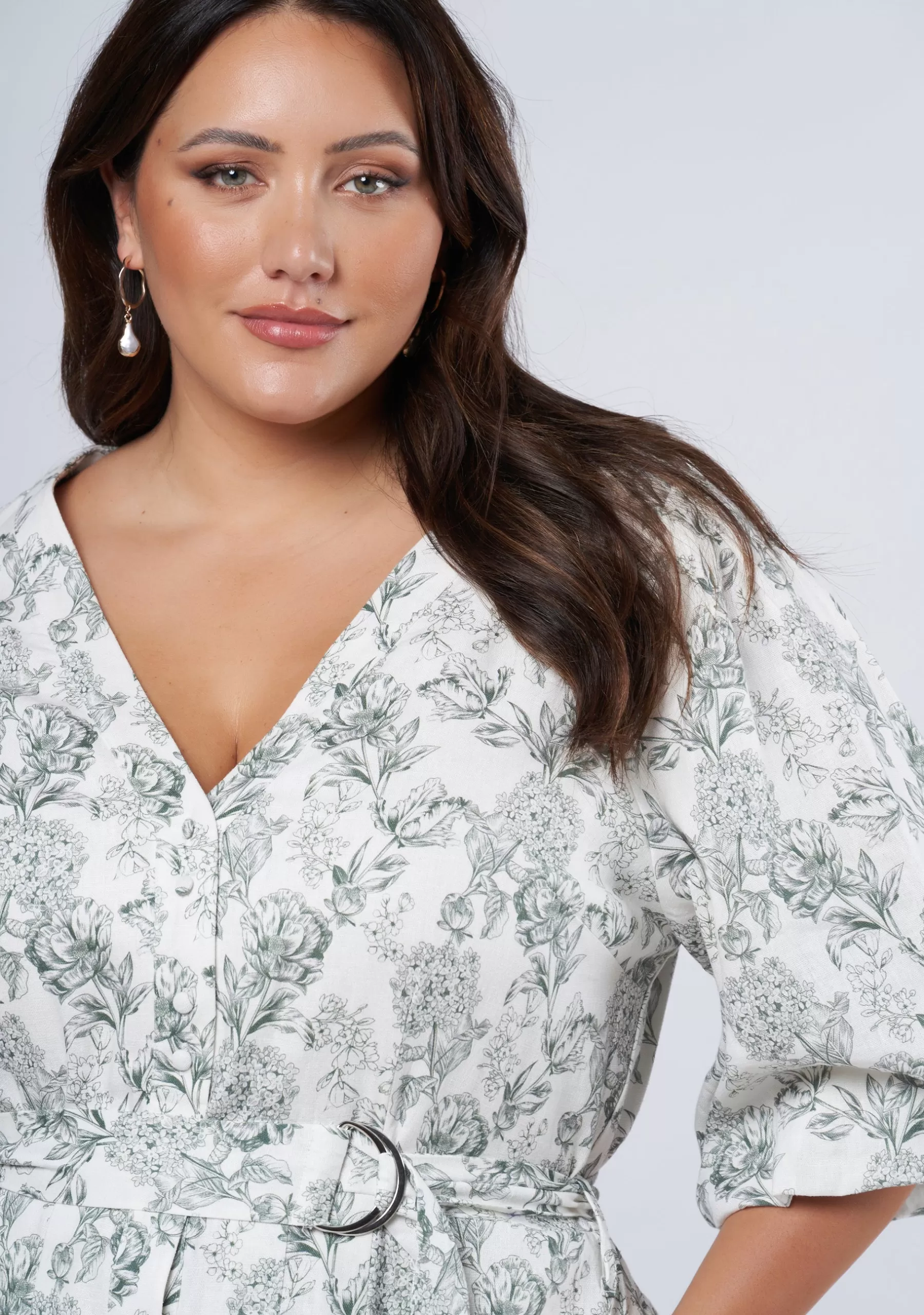 Curve Project Midi Dresses>Ayla Midi Dress