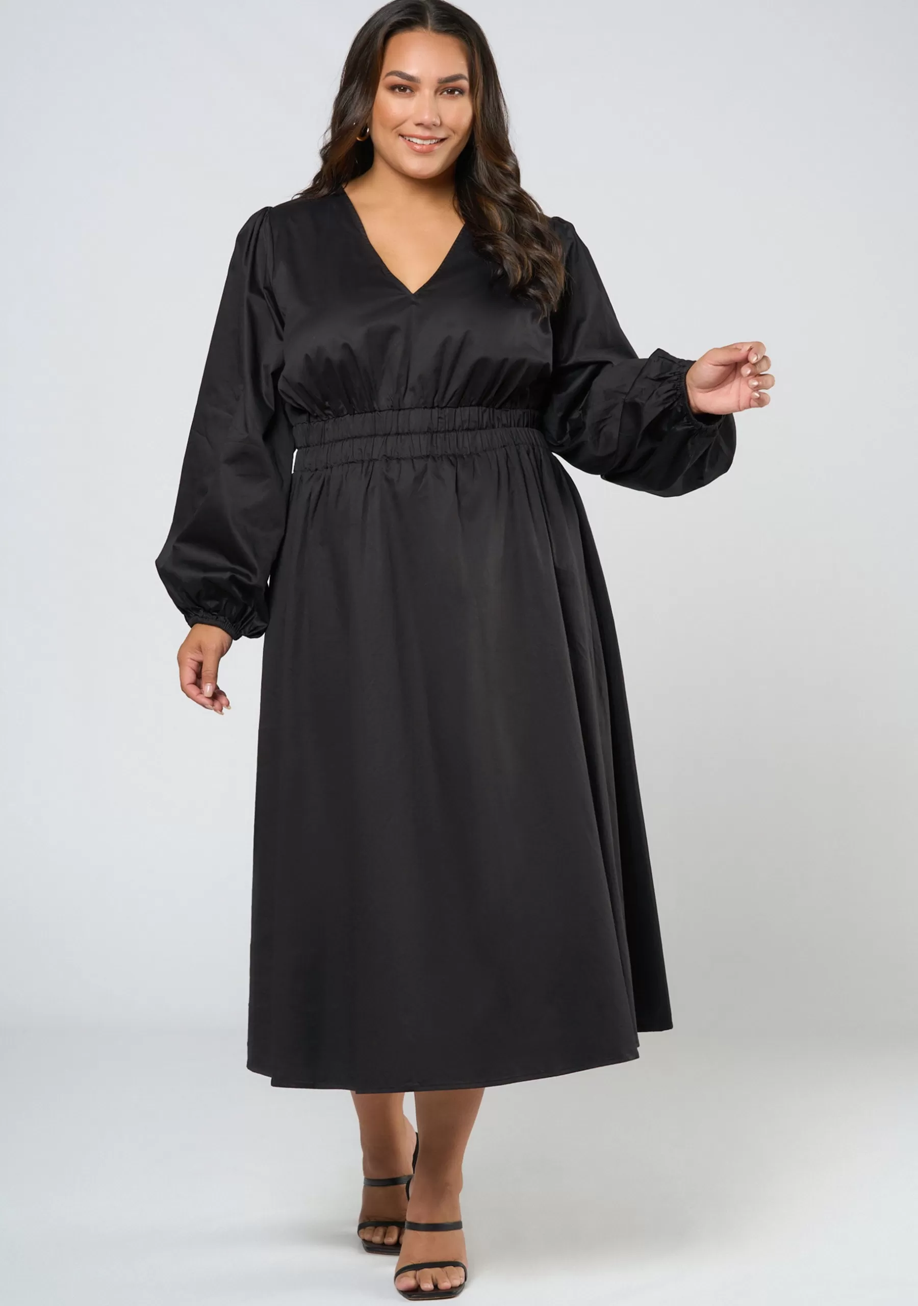 Curve Project Black Dresses | Midi Dresses>Bailey Midi Dress