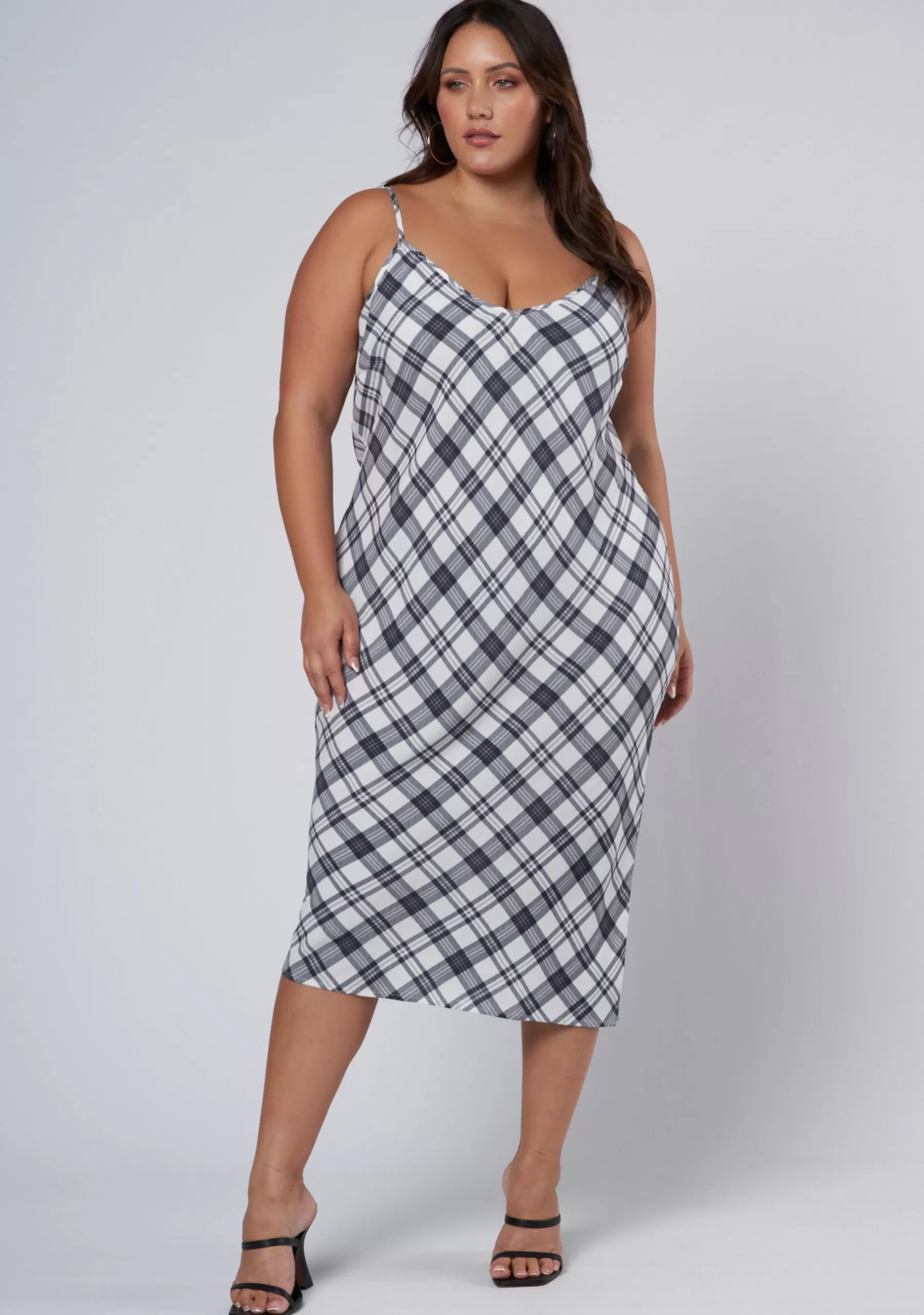 Curve Project Midi Dresses>Bite Back Midi Slip Dress