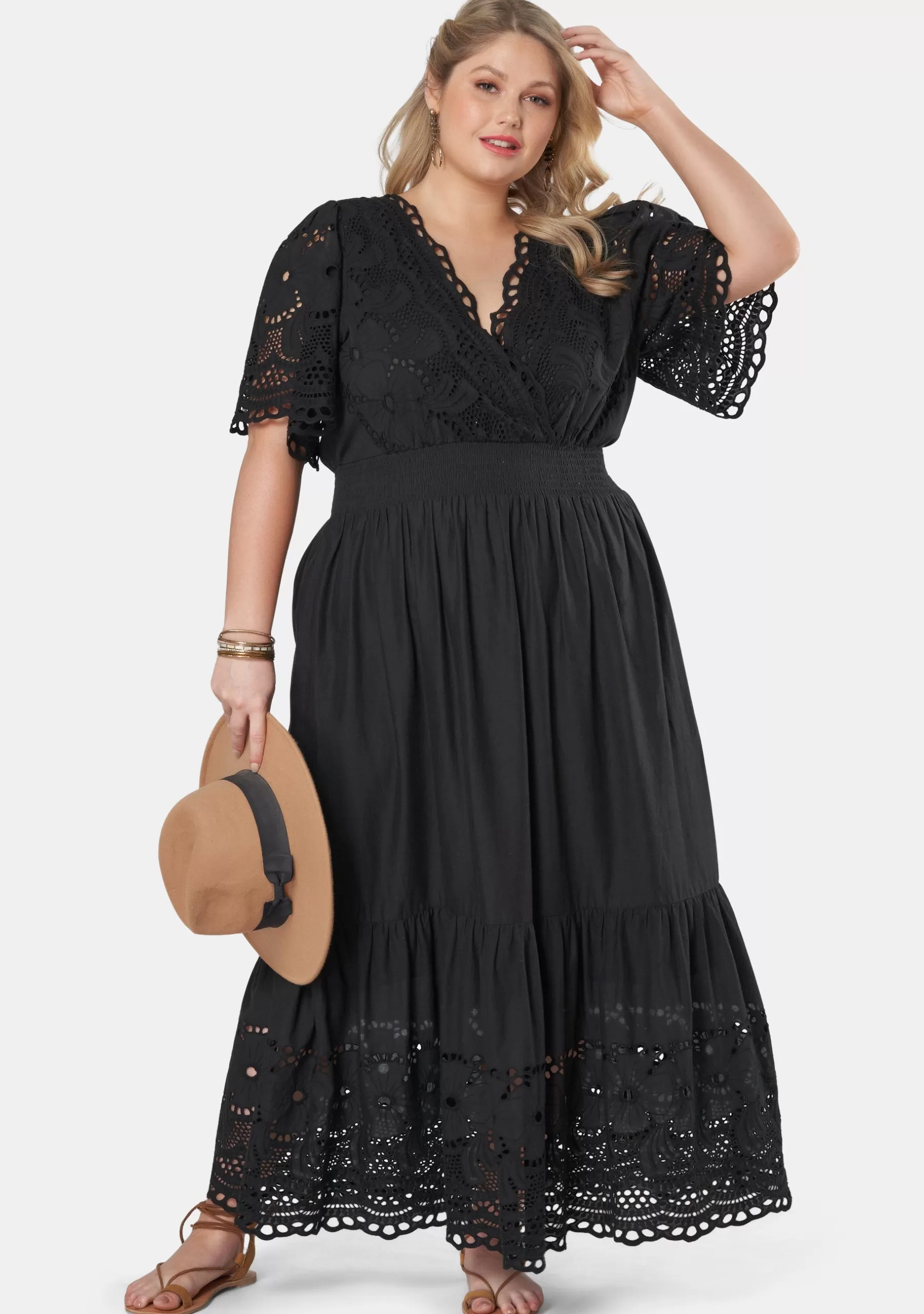 Curve Project Boho Dresses | Black Dresses>Blowin In The Wind Maxi Dress