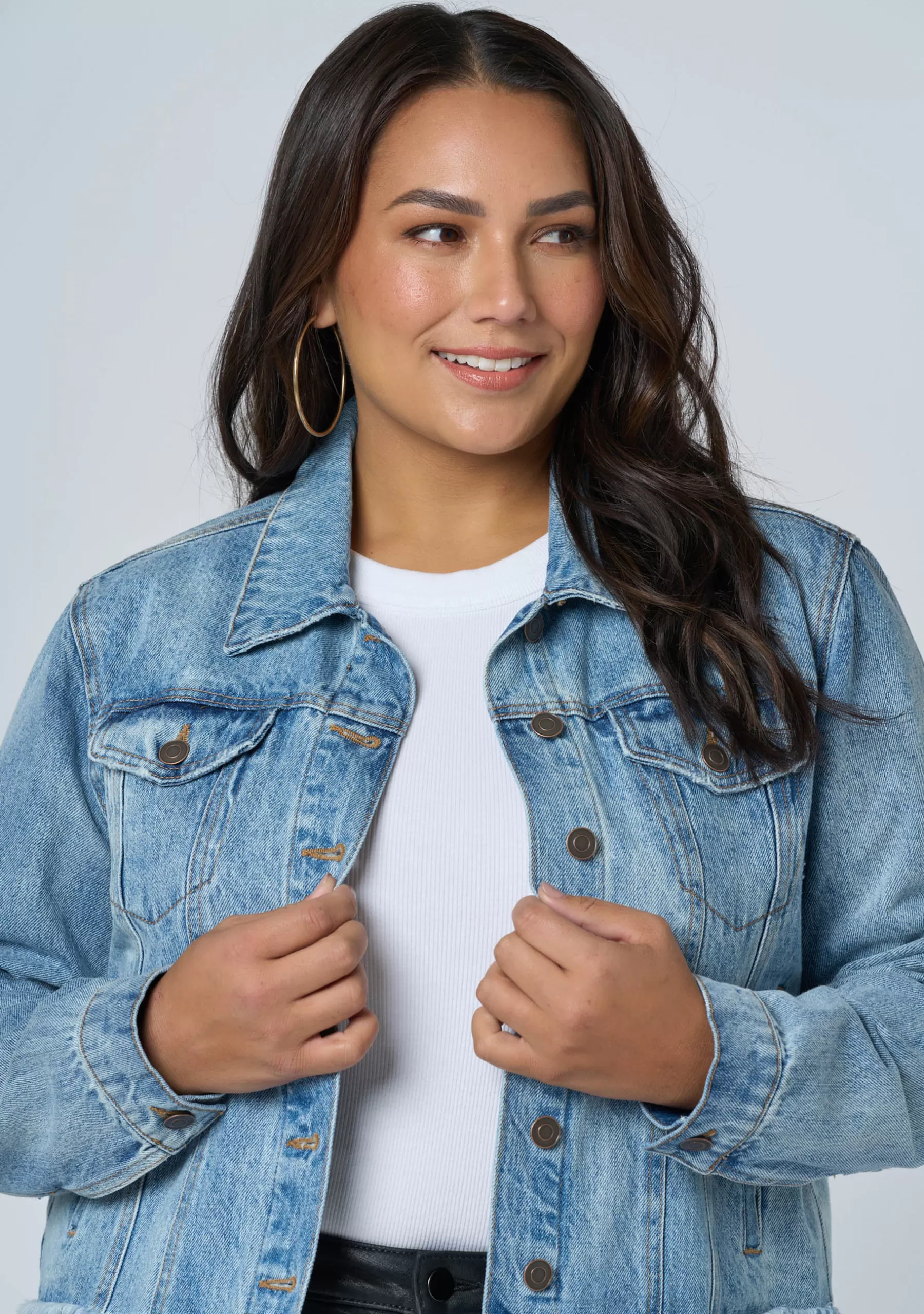 Curve Project Jackets & Coats | Denim>Coming To Terms Denim Jacket