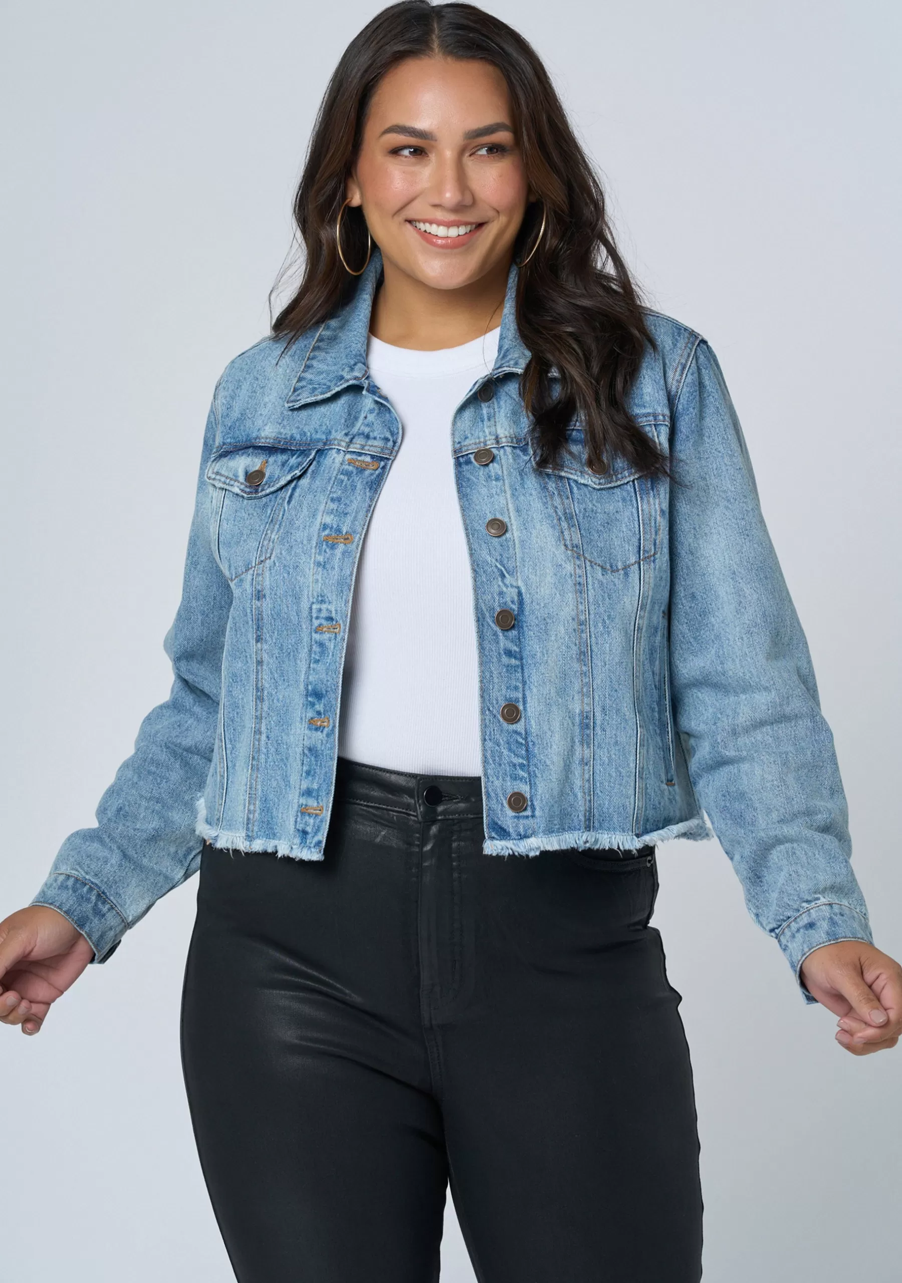 Curve Project Jackets & Coats | Denim>Coming To Terms Denim Jacket