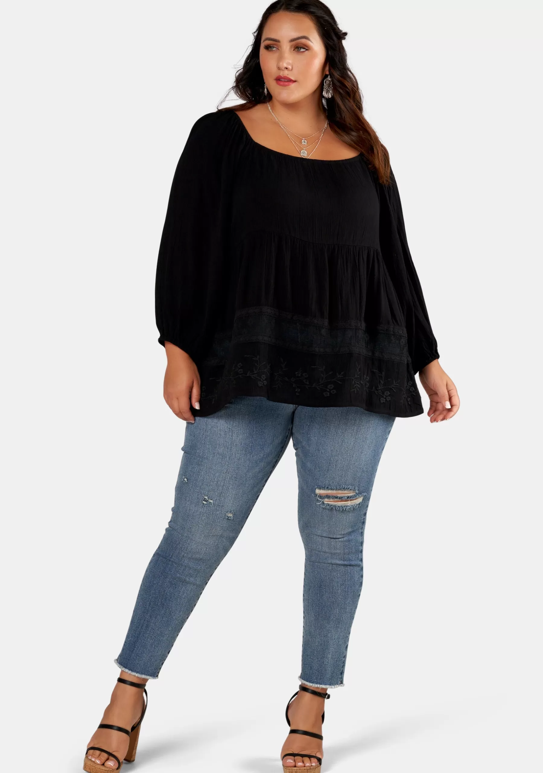 Curve Project Shirts & Blouses>Deepest Secret Top