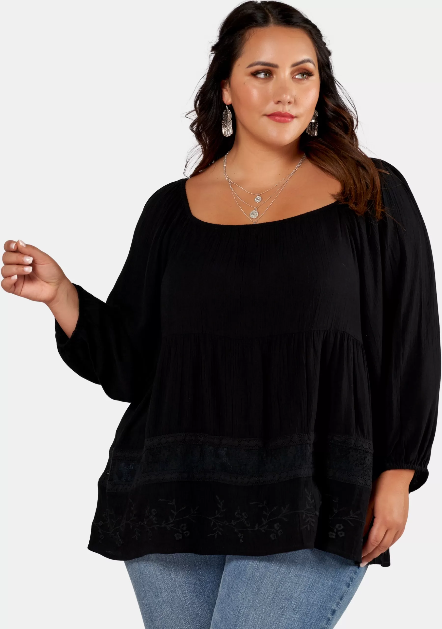 Curve Project Shirts & Blouses>Deepest Secret Top