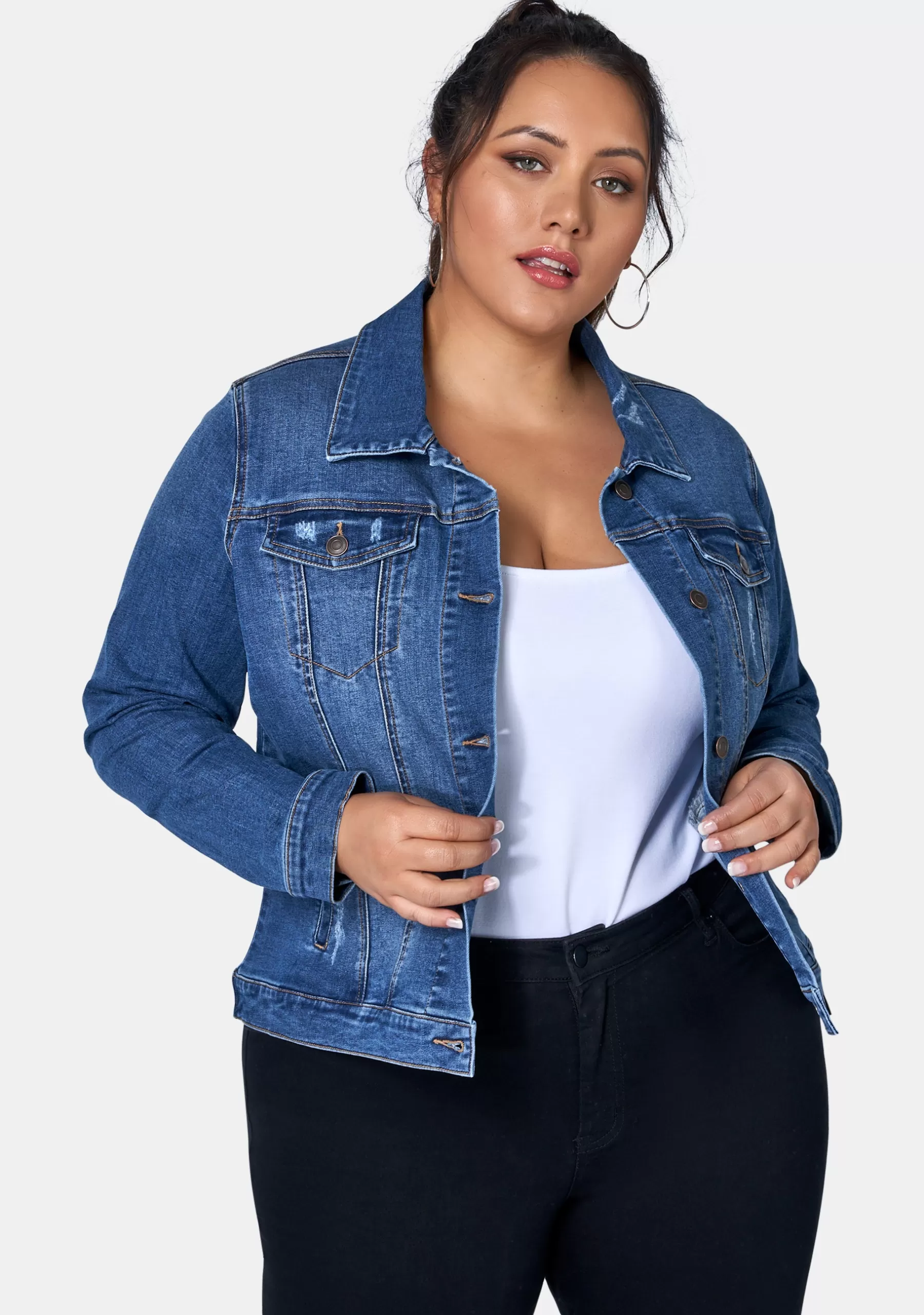 Curve Project Jackets & Coats | Denim>Denise Denim Jacket