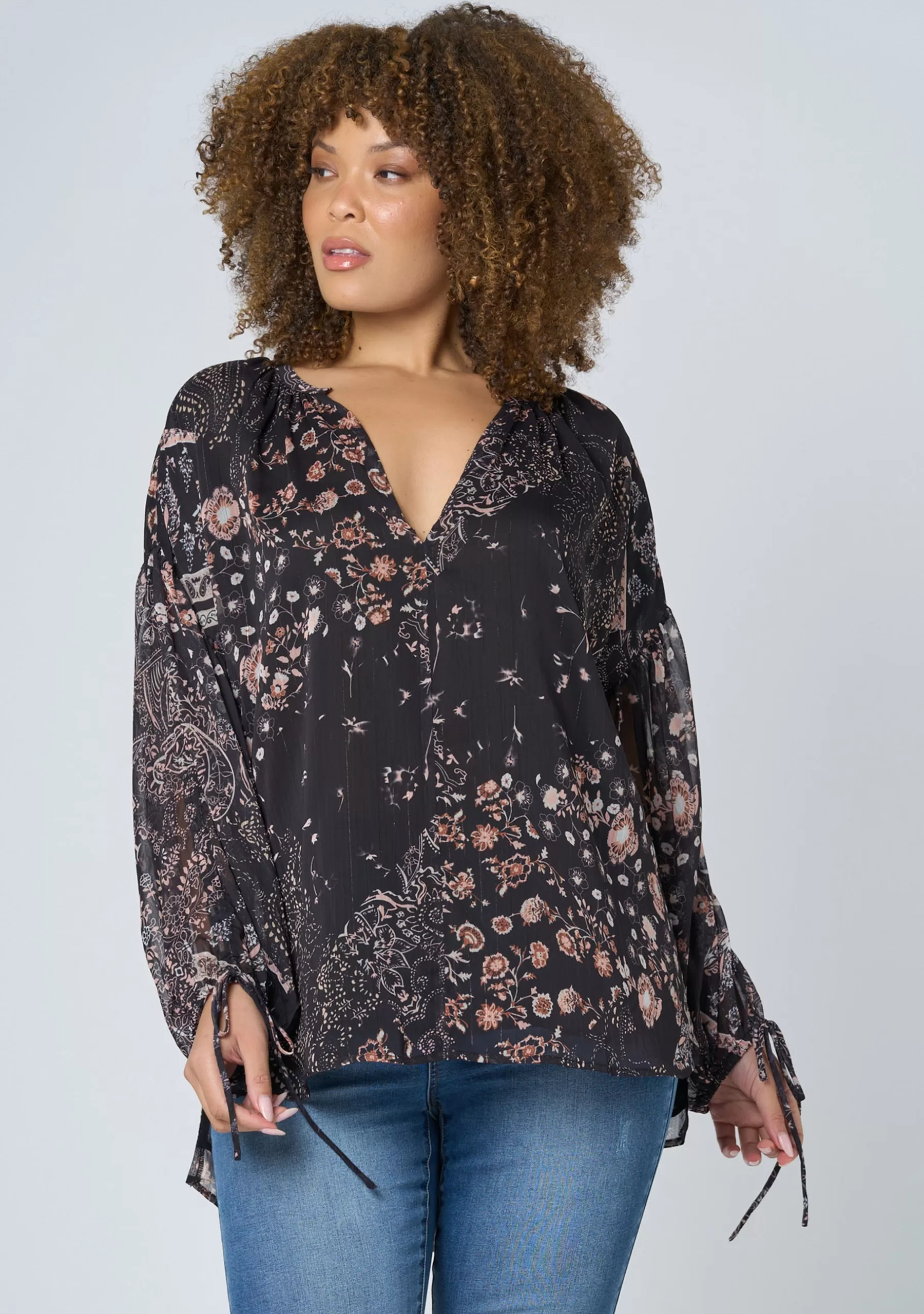Curve Project Shirts & Blouses>Desert Highway Blouse