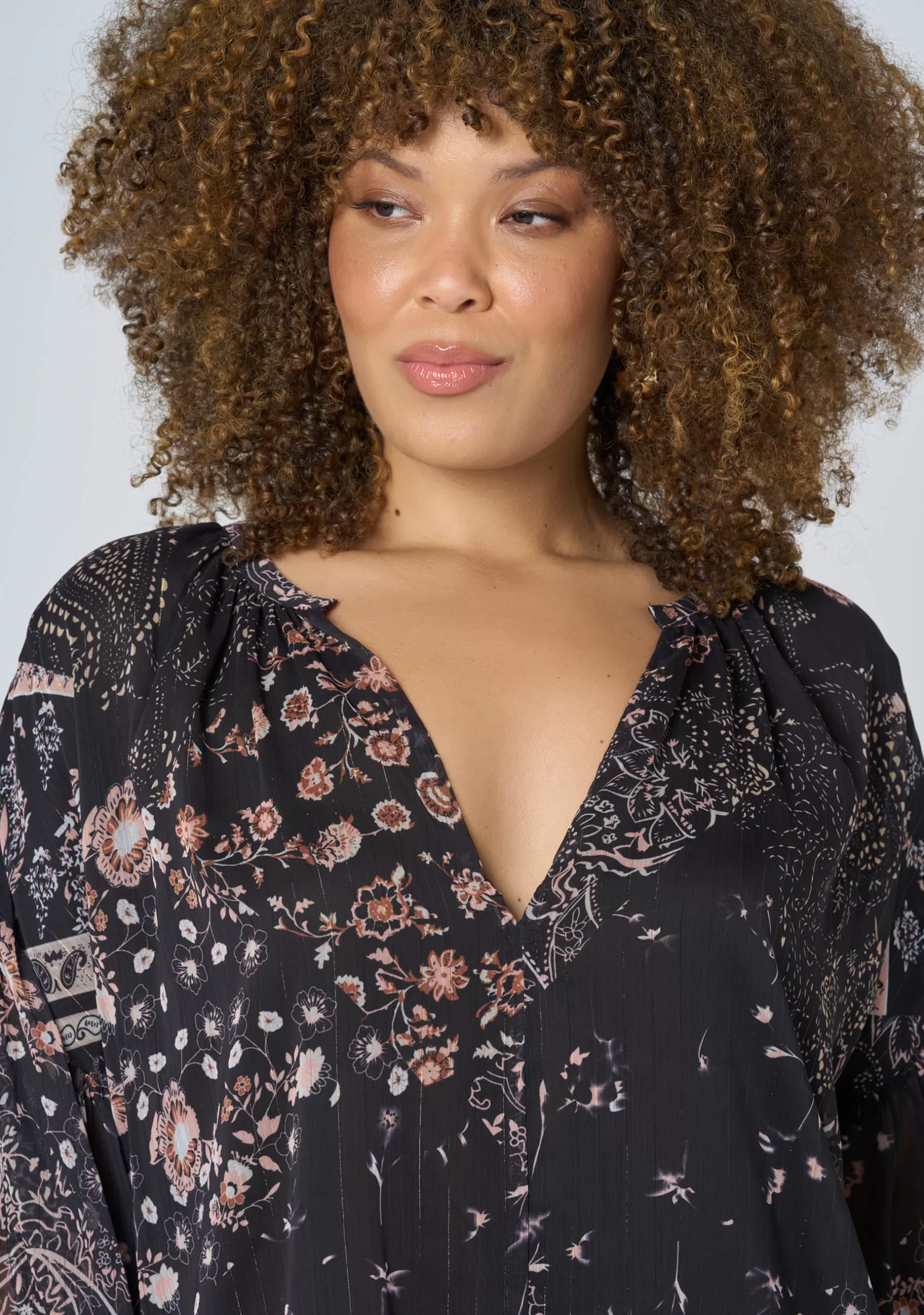 Curve Project Shirts & Blouses>Desert Highway Blouse