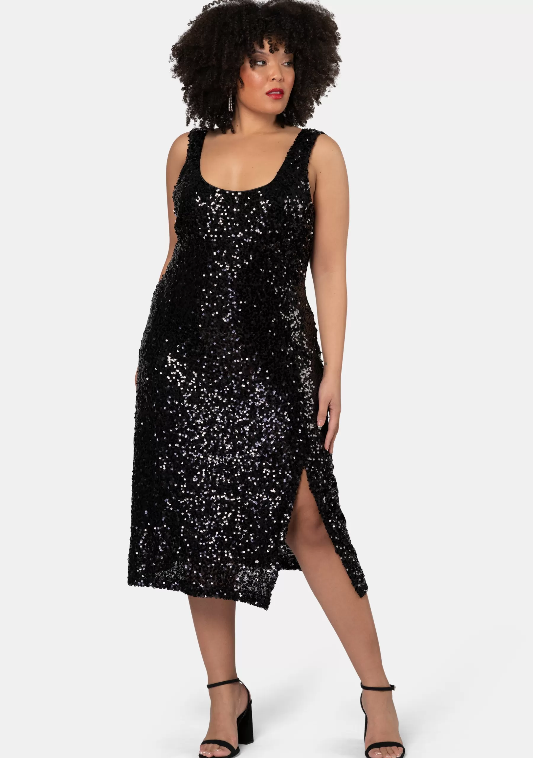 Curve Project Sequin Dresses | Party Dresses>Desired Midi Sequin Dress