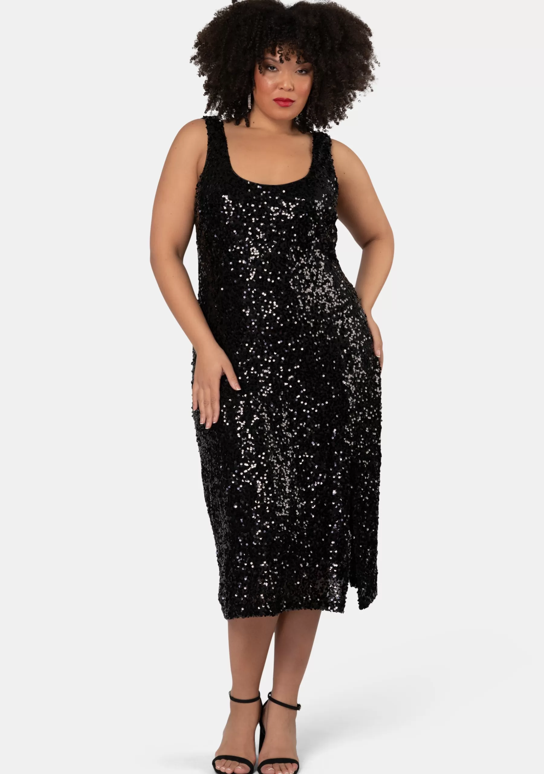 Curve Project Sequin Dresses | Party Dresses>Desired Midi Sequin Dress