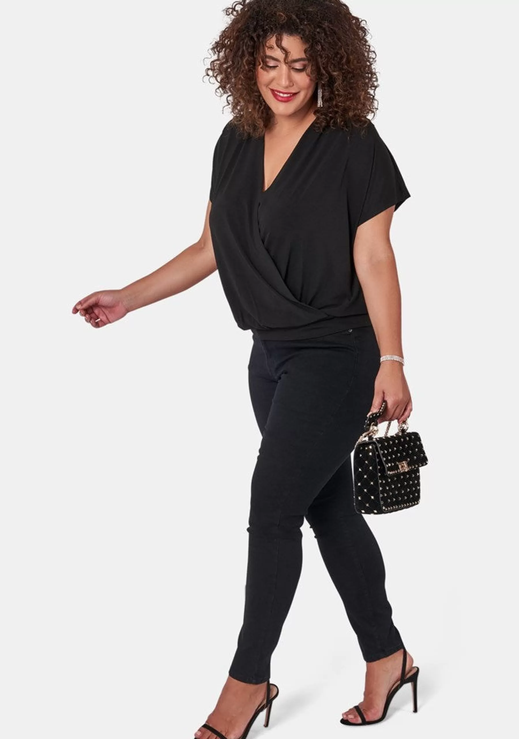 Curve Project Shirts & Blouses>Dip It Low Top
