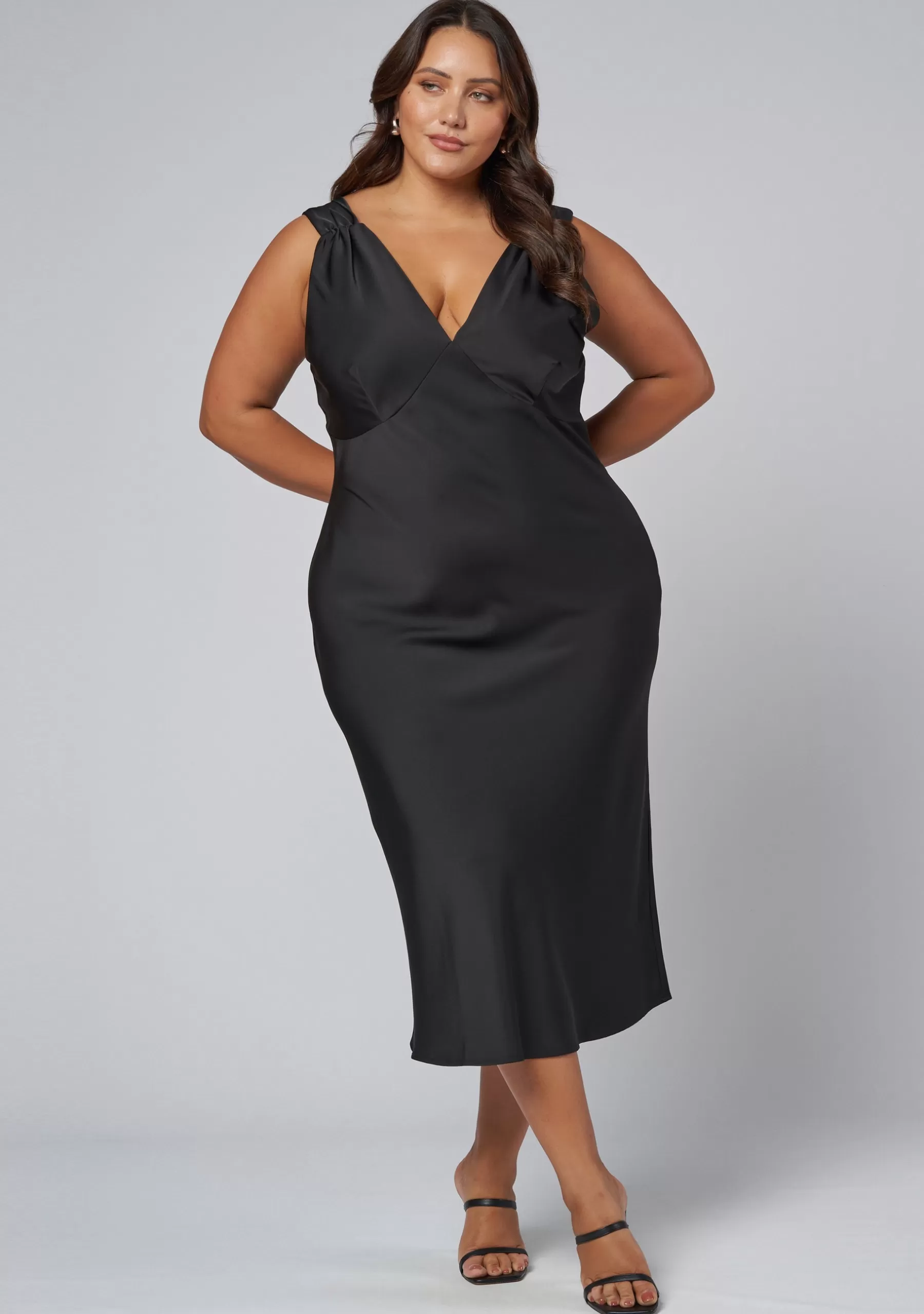 Curve Project Midi Dresses>Dirty Dance Midi Dress