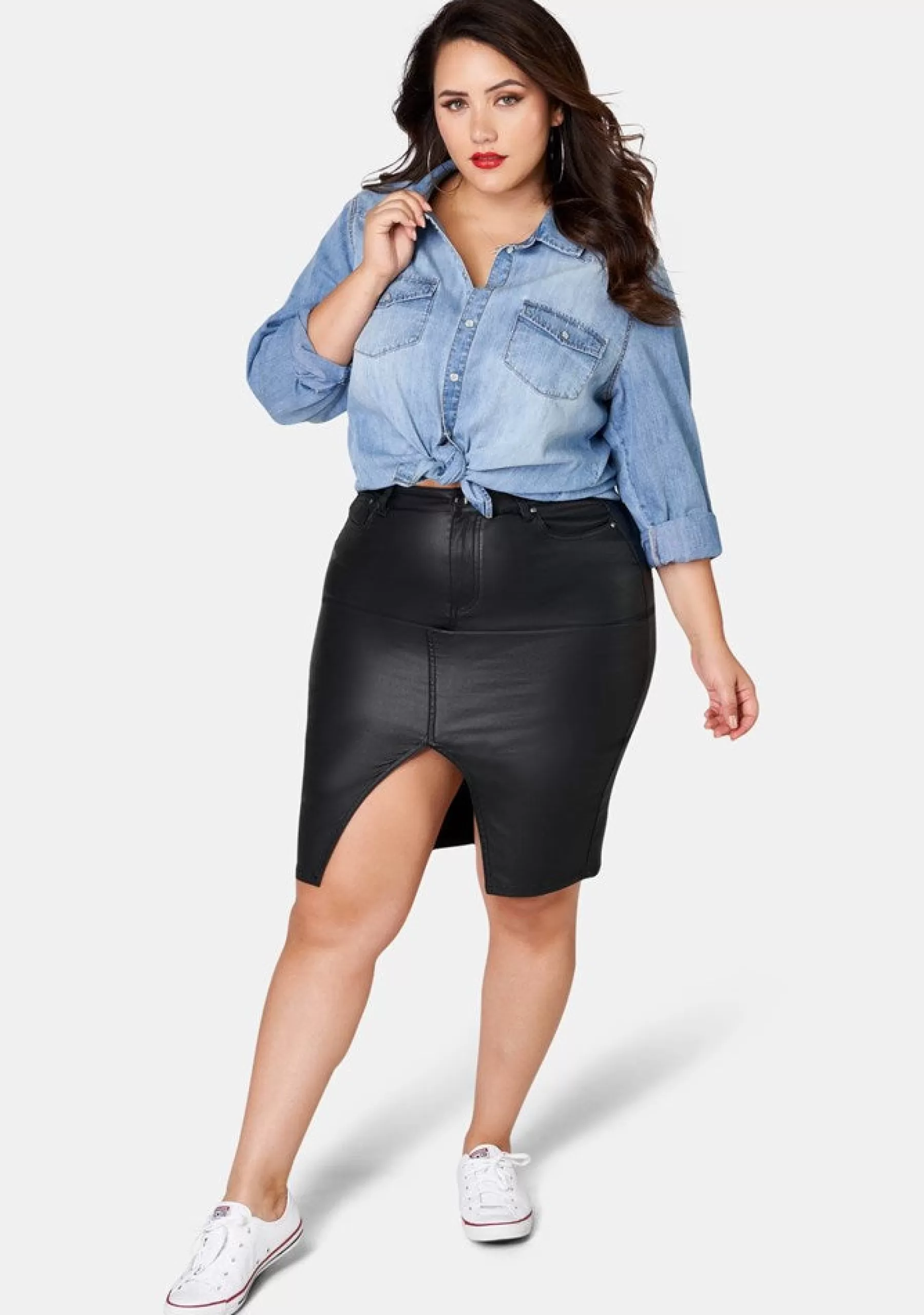Curve Project Denim | Shirts & Blouses>Echo Beach Denim Shirt