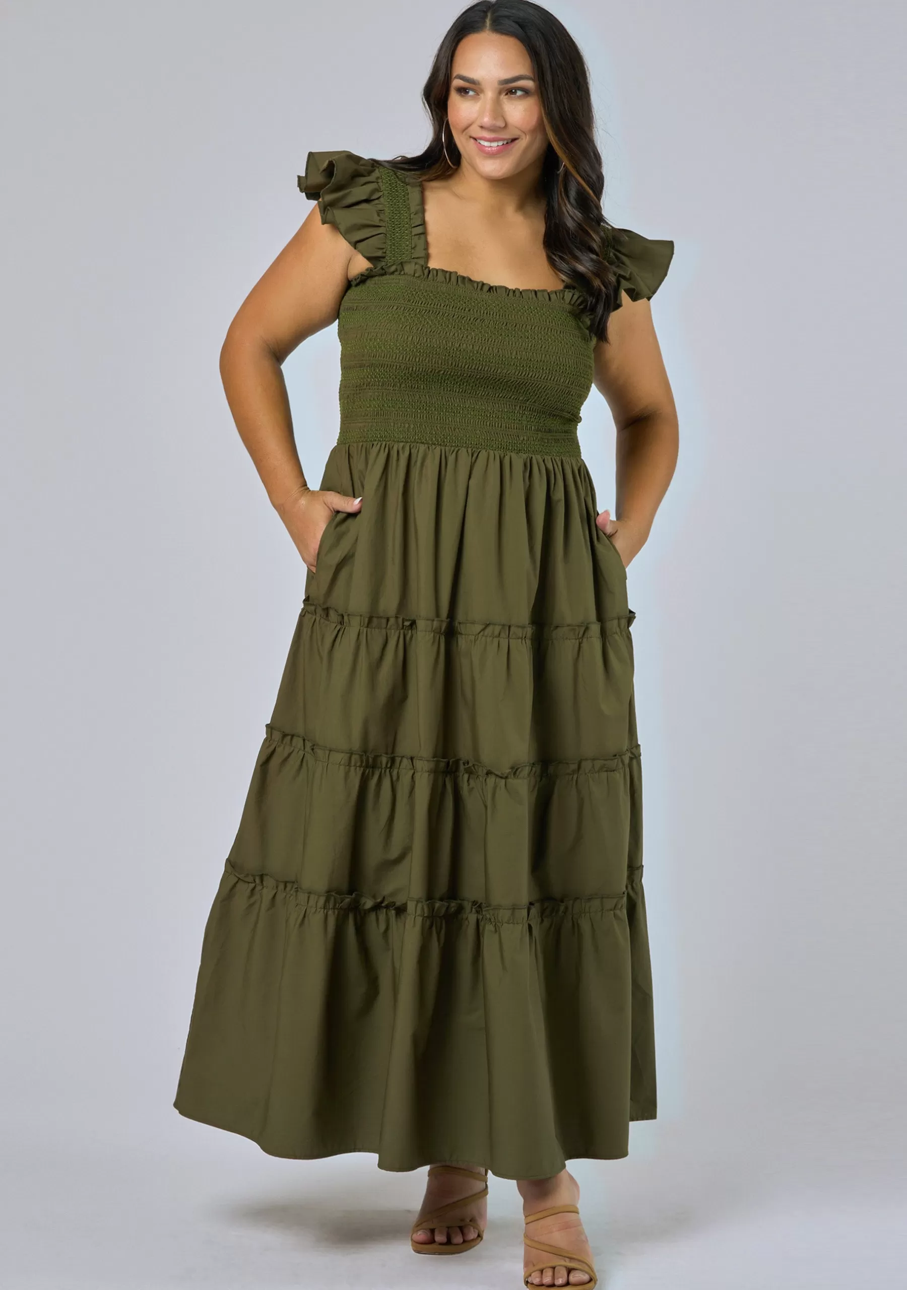 Curve Project Midi Dresses>Electric Avenue Midi Dress