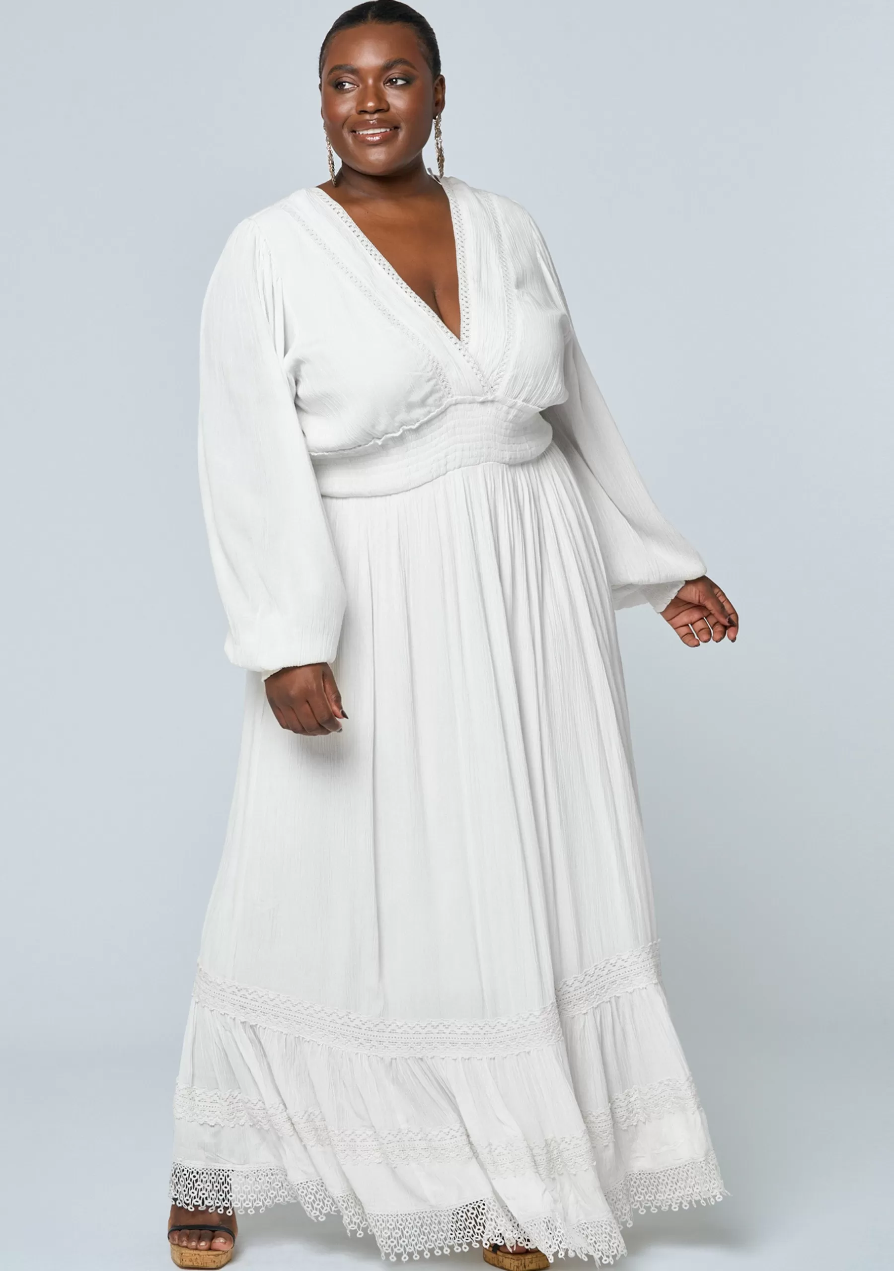 Curve Project Maxi Dresses>Enchanted Wildflower Maxi Dress
