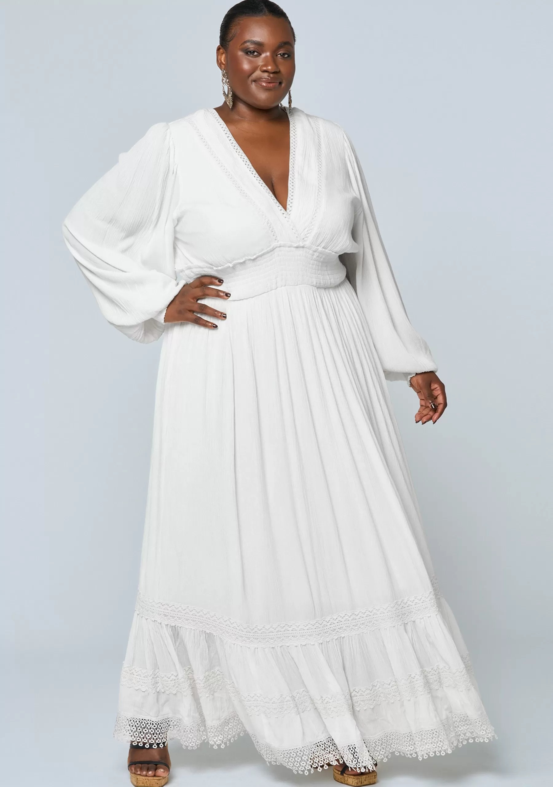 Curve Project Maxi Dresses>Enchanted Wildflower Maxi Dress