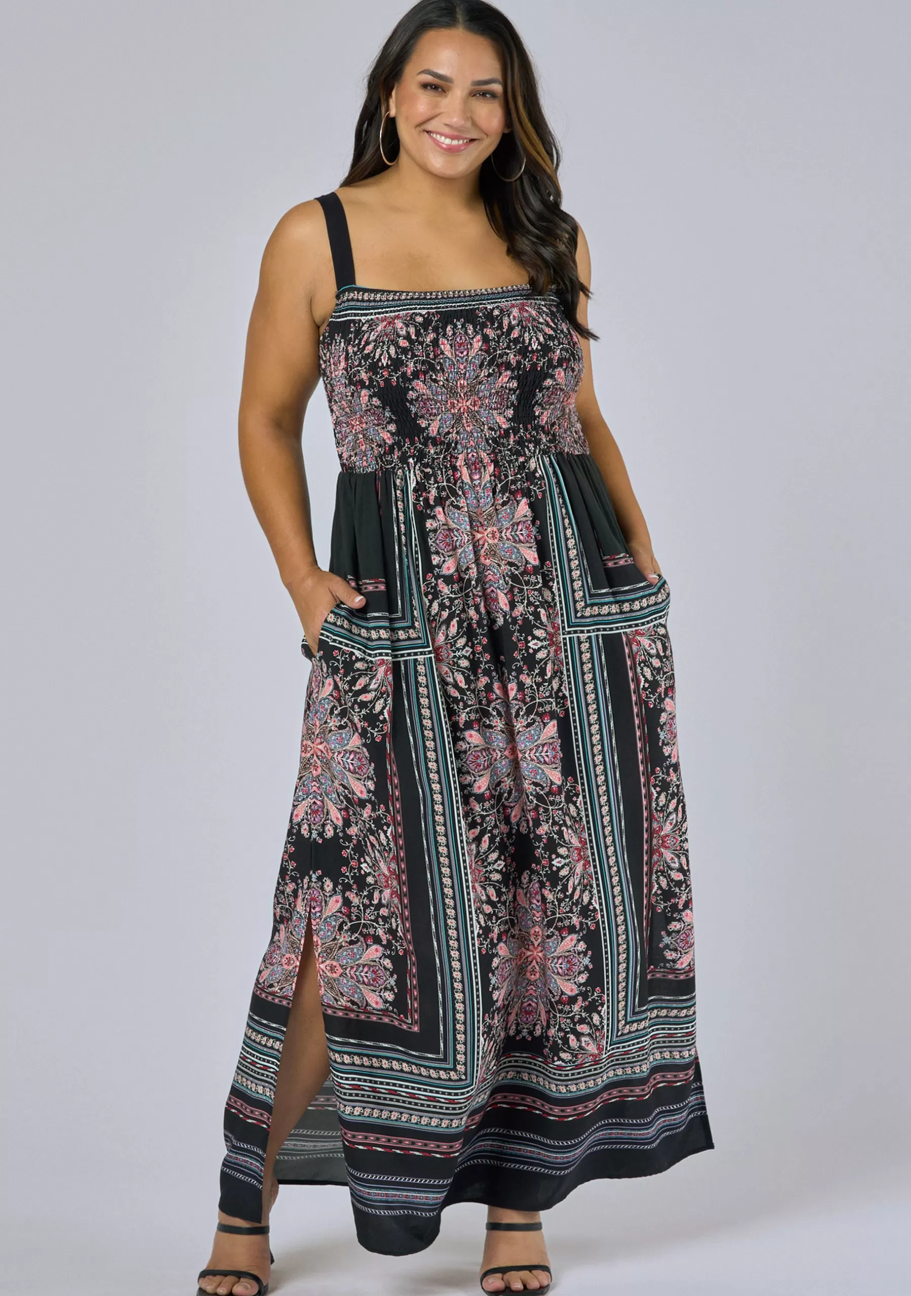 Curve Project Maxi Dresses>Fly Girl Maxi Dress