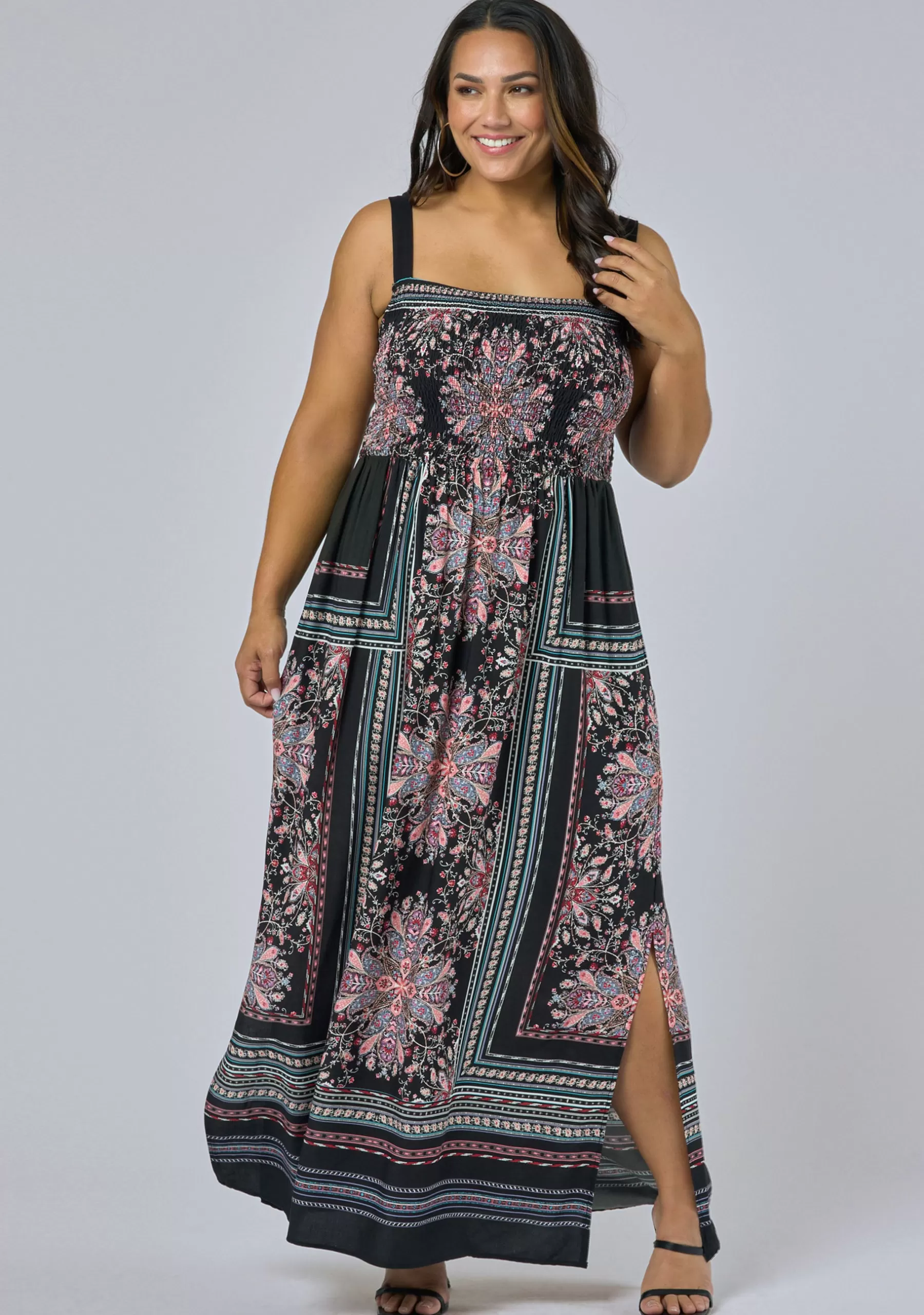 Curve Project Maxi Dresses>Fly Girl Maxi Dress