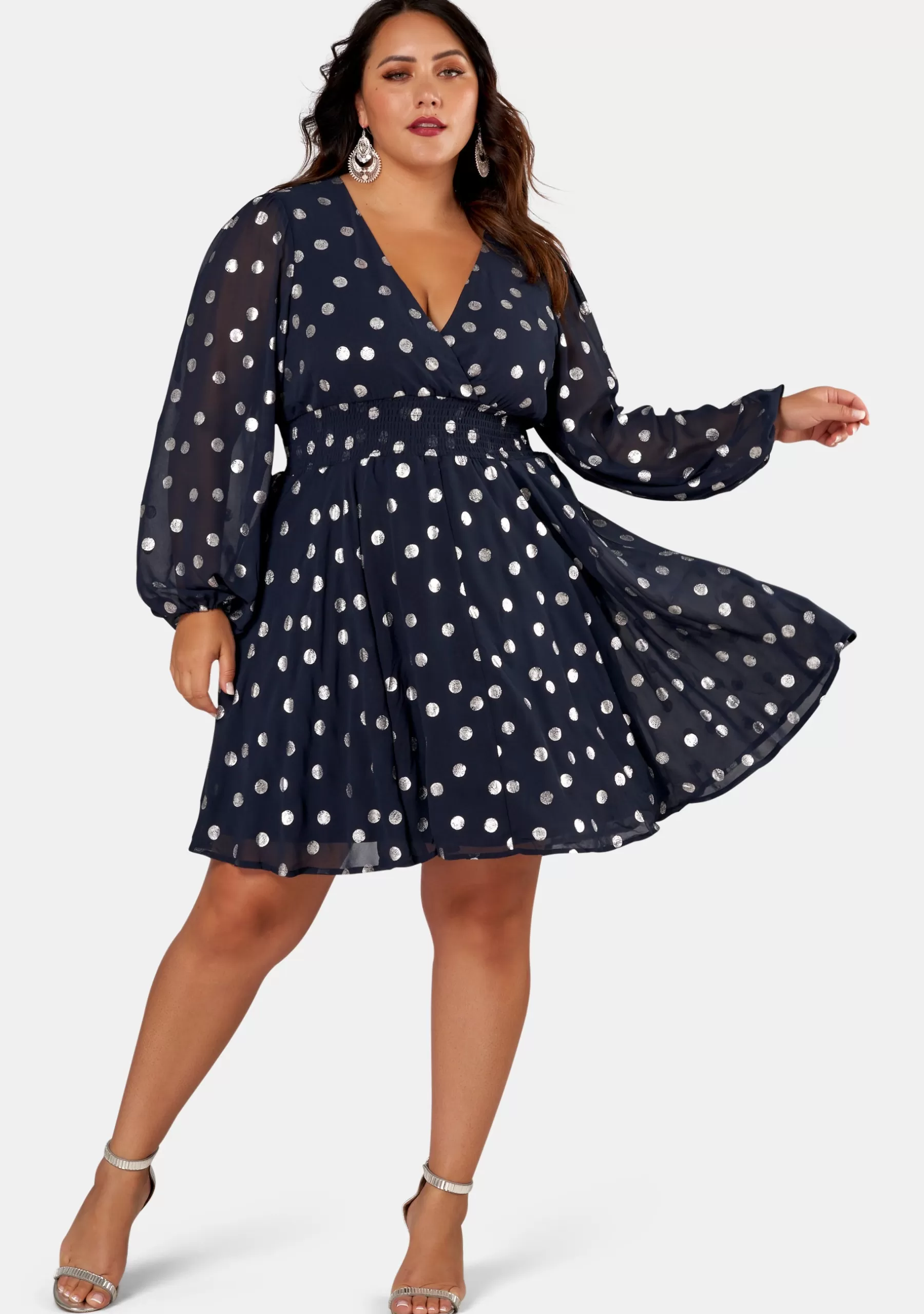 Curve Project Party Dresses | Midi Dresses>G Spot Print Midi Dress