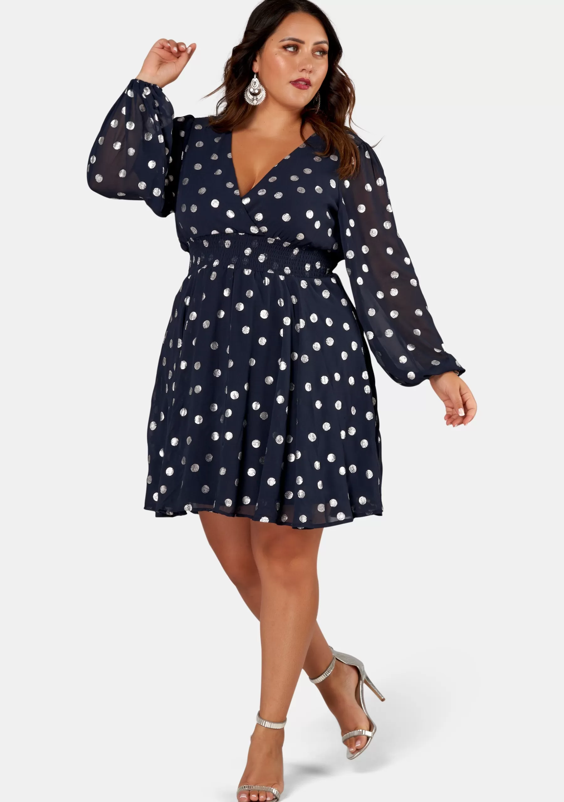 Curve Project Party Dresses | Midi Dresses>G Spot Print Midi Dress
