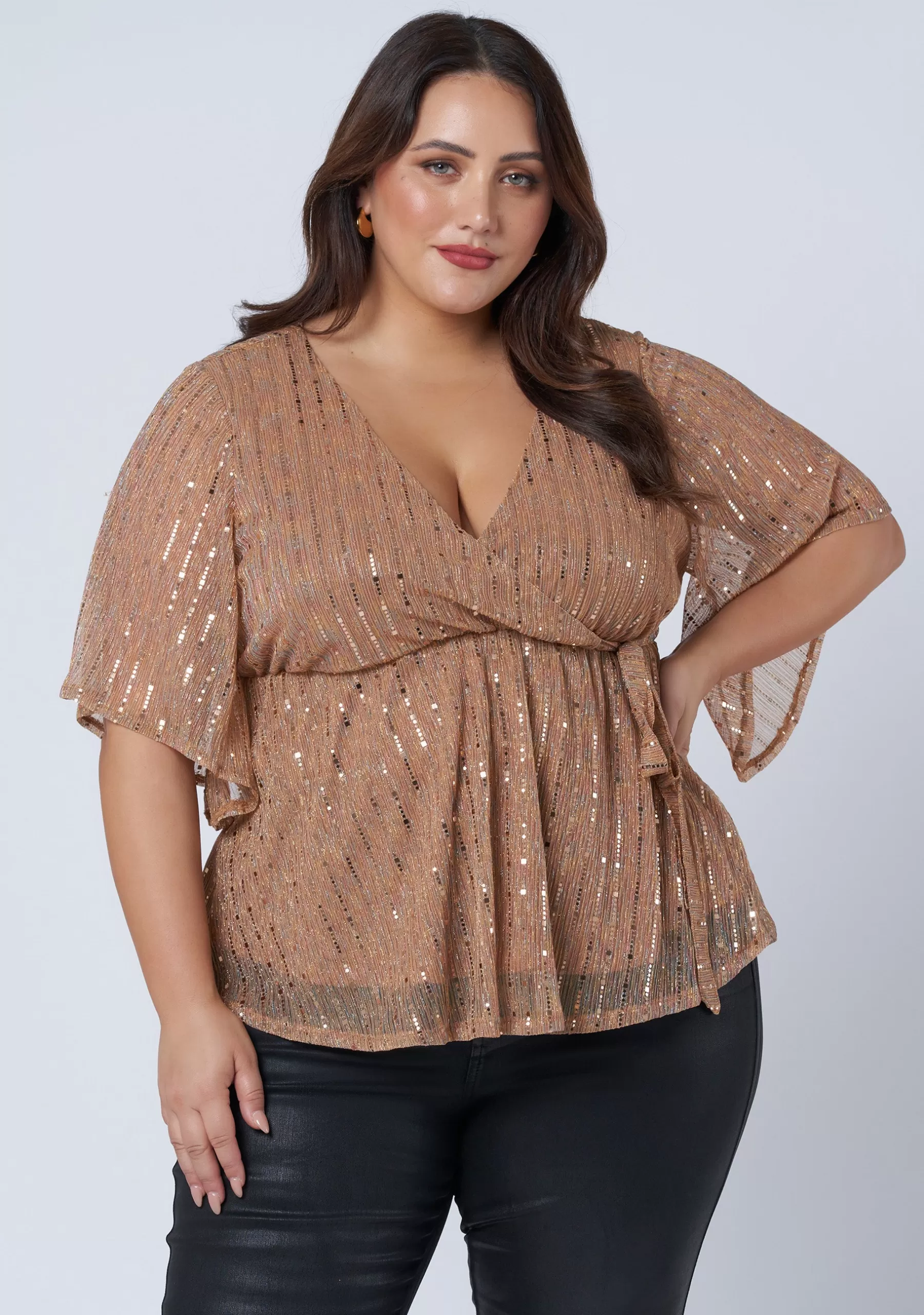 Curve Project Shirts & Blouses>Glowin Top