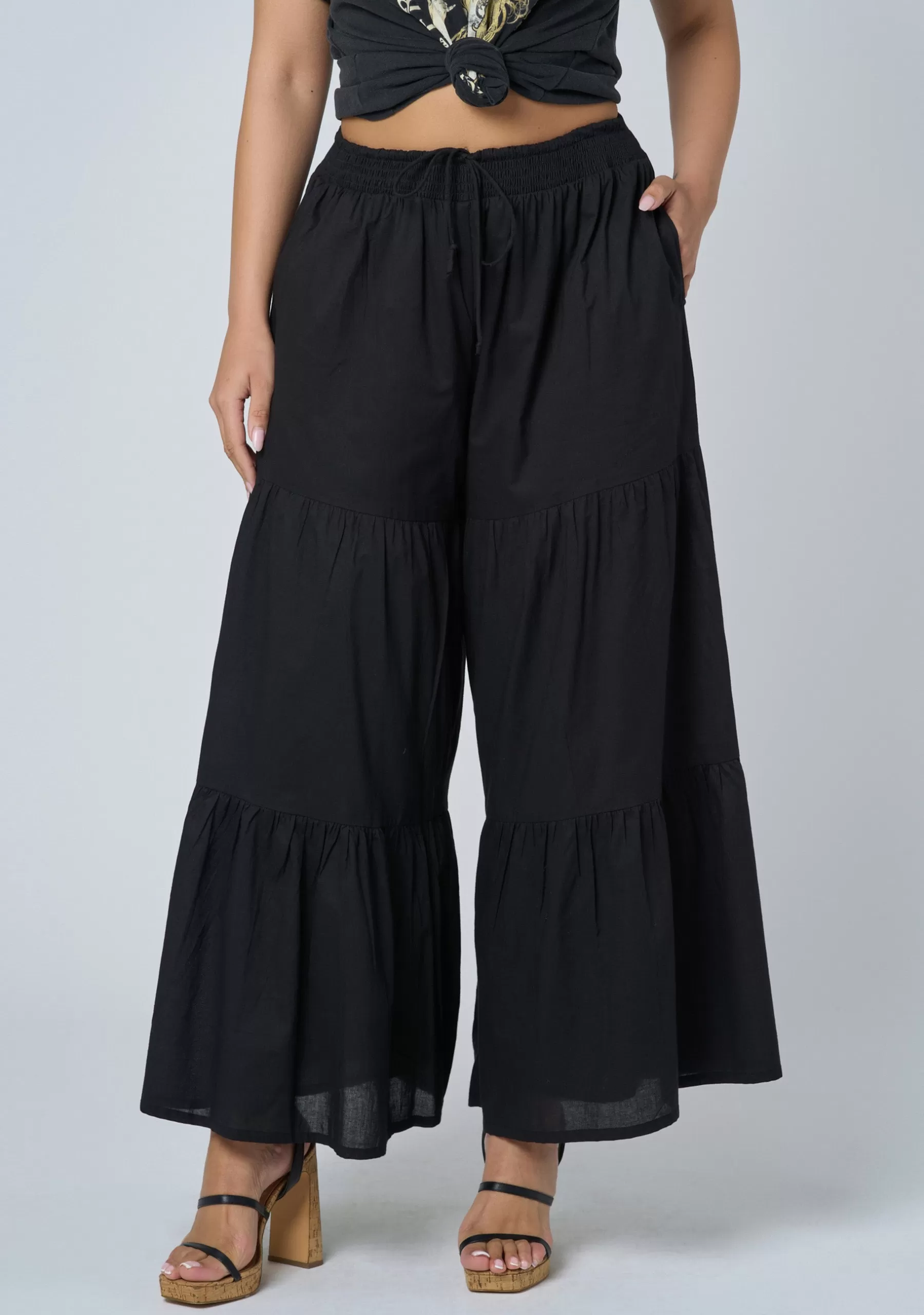 Curve Project Pants>Golden Hour Wide Leg Pant
