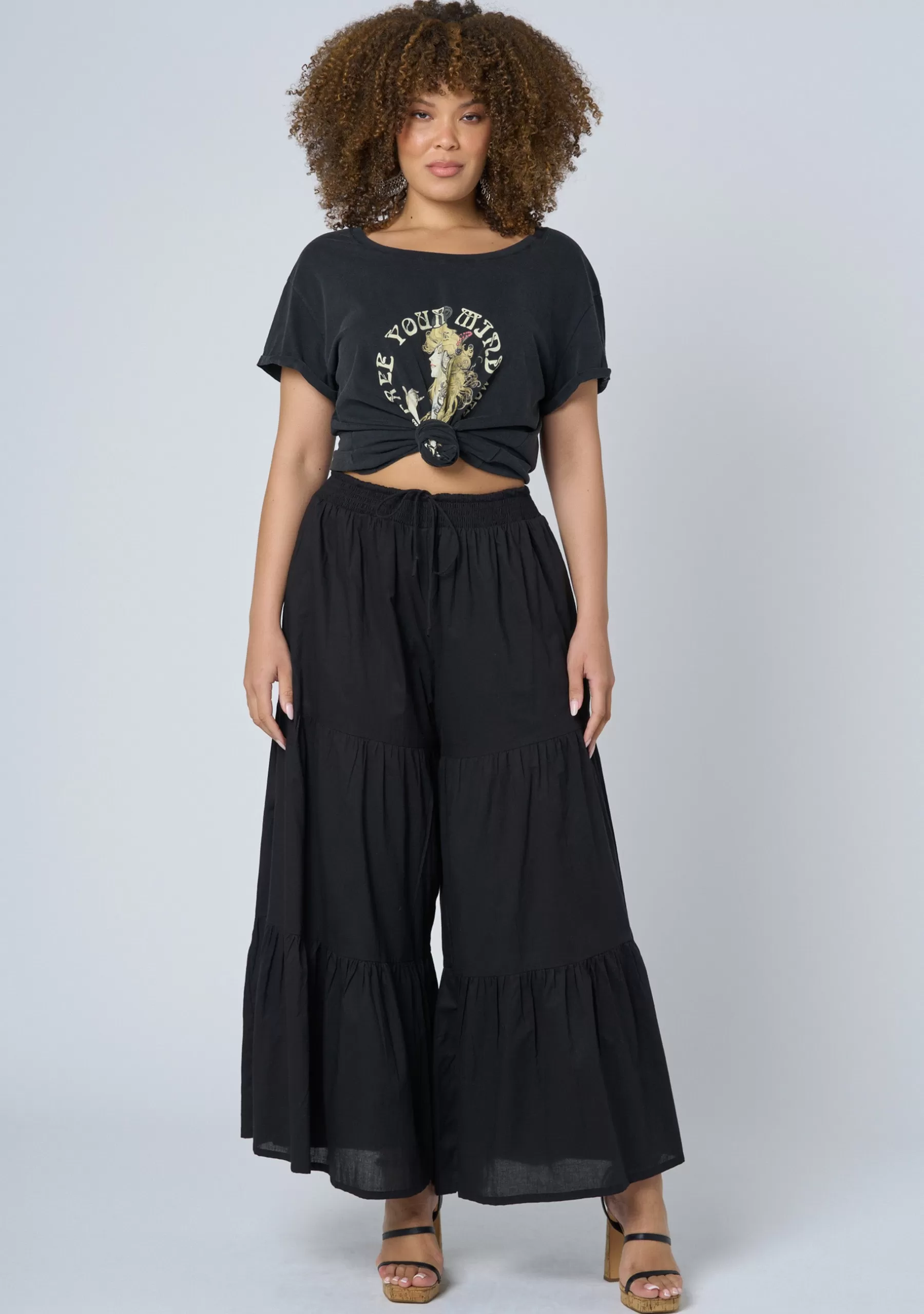 Curve Project Pants>Golden Hour Wide Leg Pant