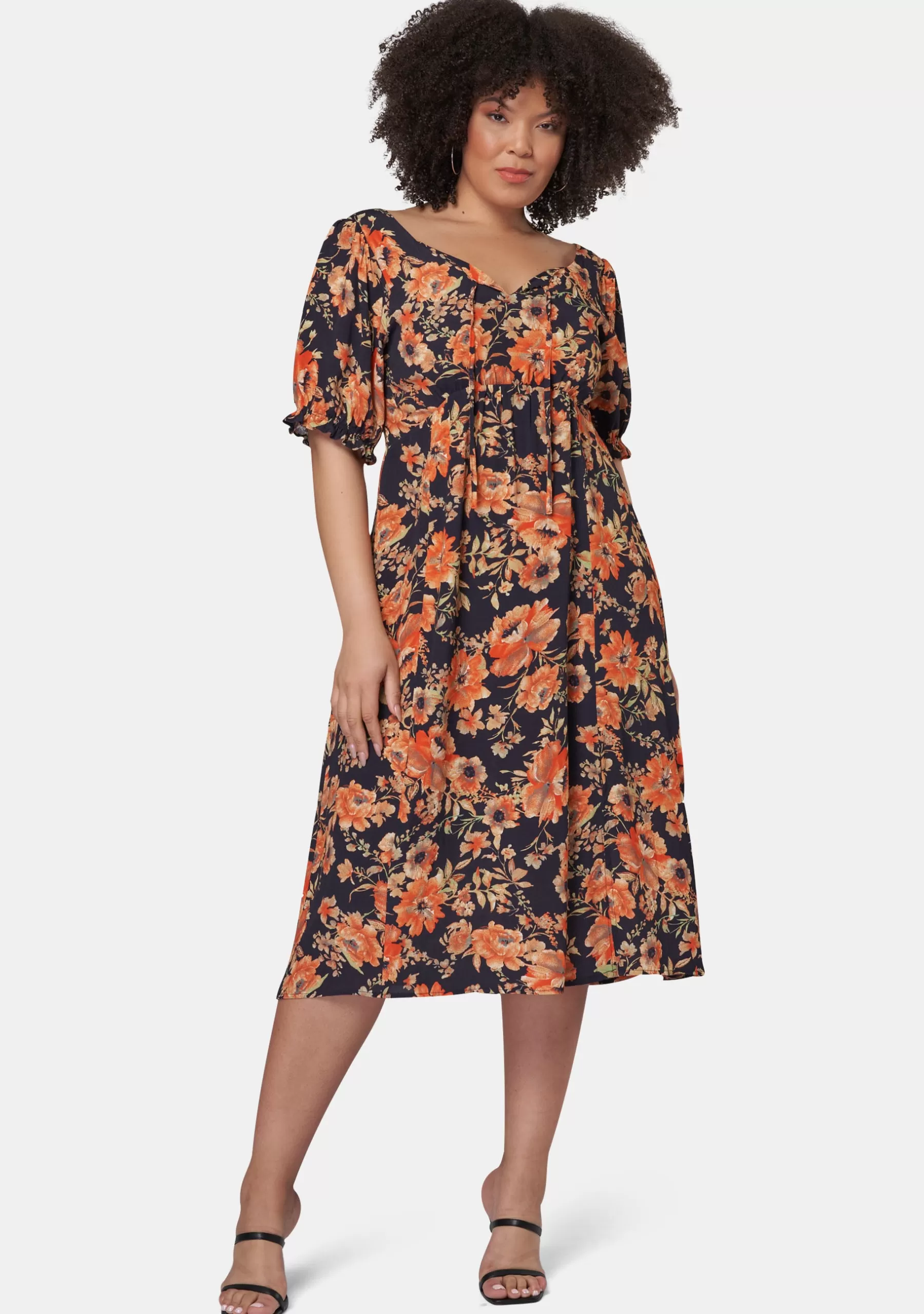 Curve Project Midi Dresses>Good As Hell Midi Dress
