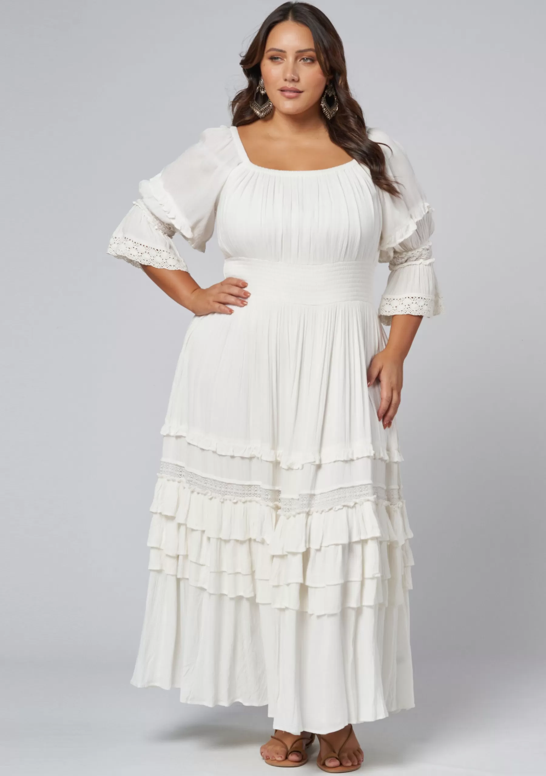 Curve Project Boho Dresses | Maxi Dresses>Grecian Goddess Maxi Dress