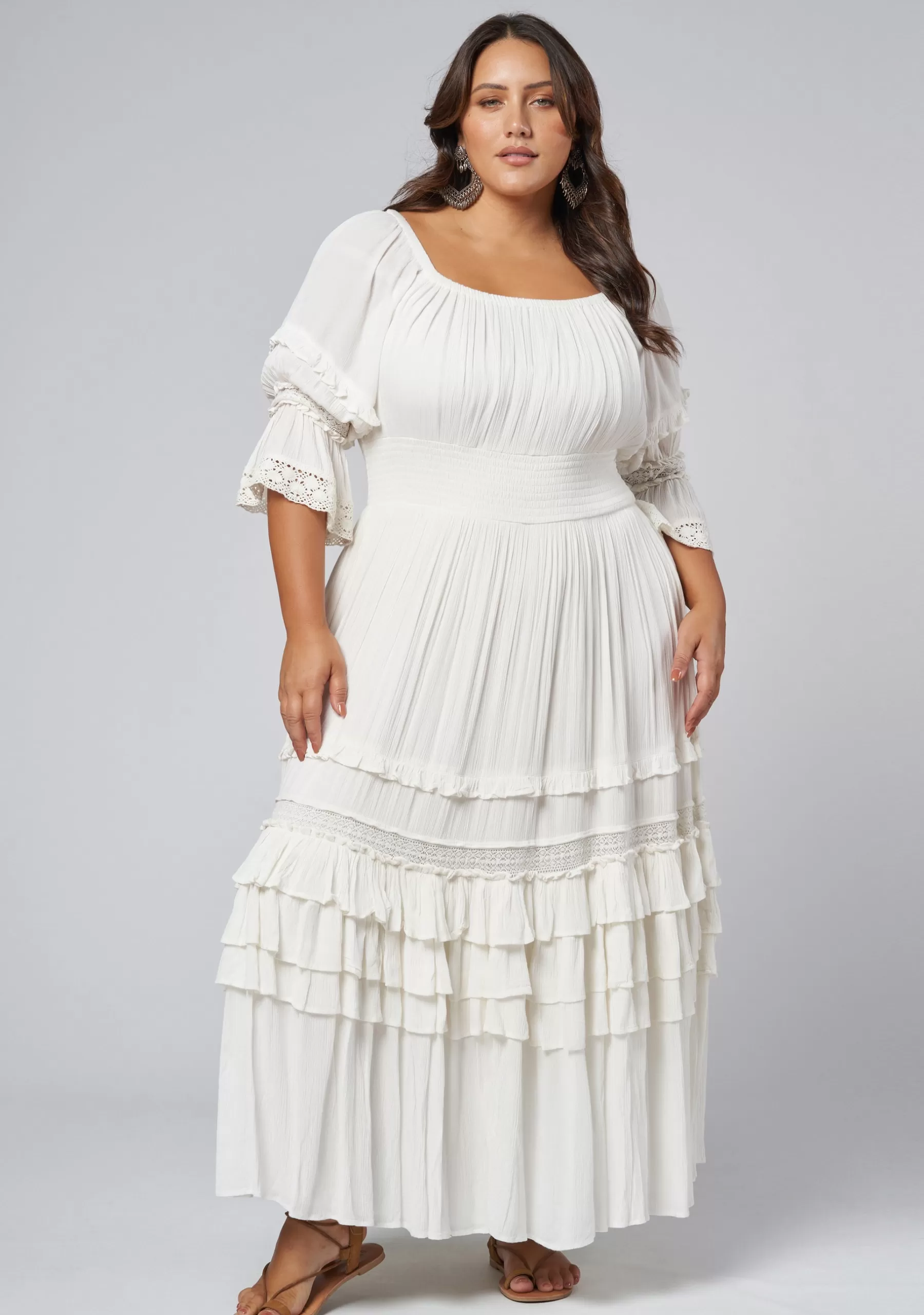 Curve Project Boho Dresses | Maxi Dresses>Grecian Goddess Maxi Dress