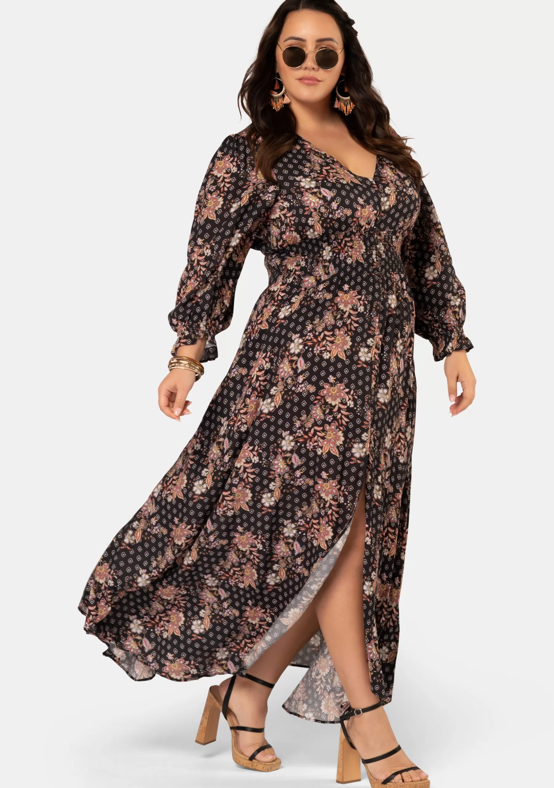 Curve Project Maxi Dresses>Gypsy Child Maxi Dress