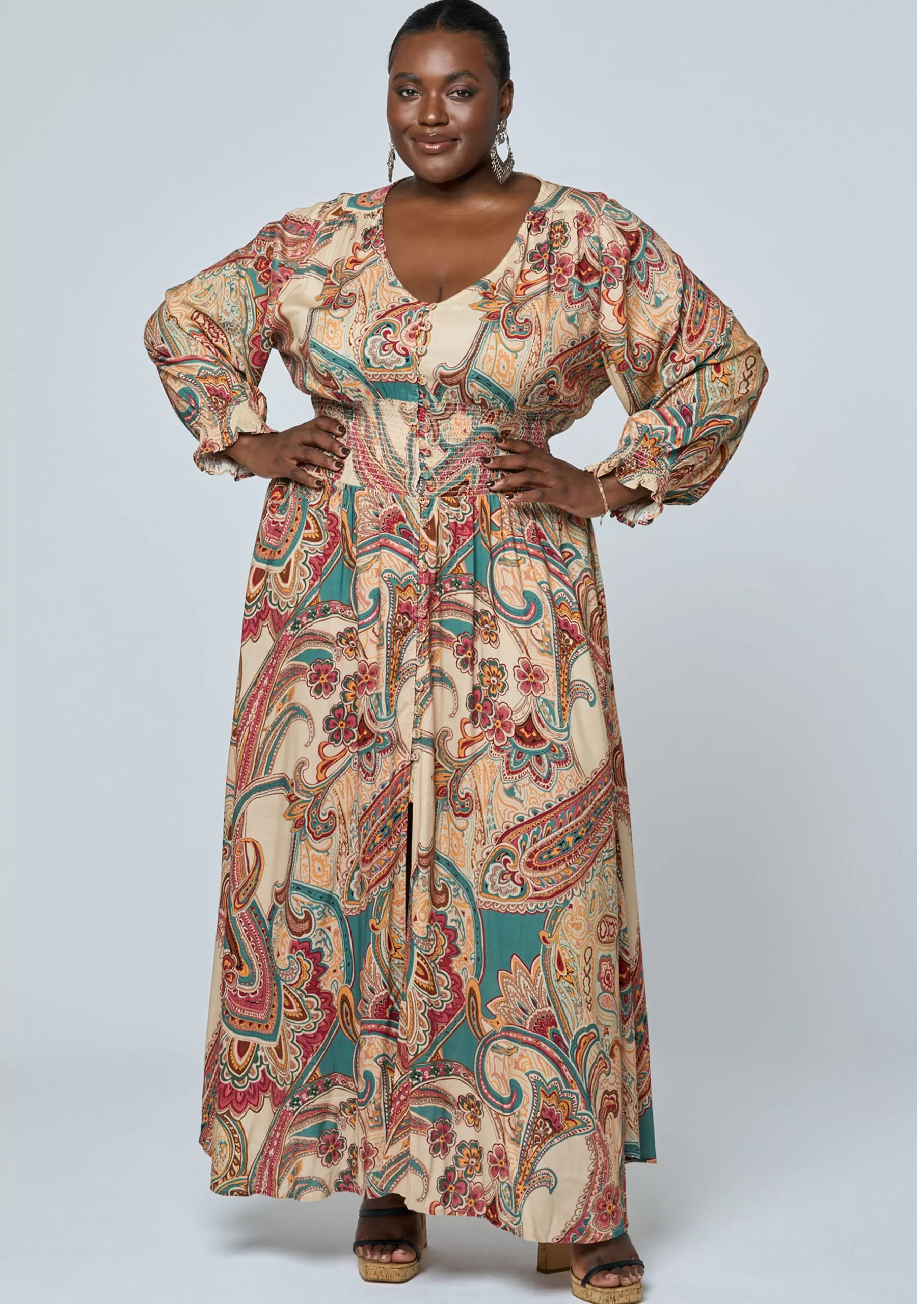 Curve Project Boho Dresses | Maxi Dresses>Gypsy Child Maxi Dress