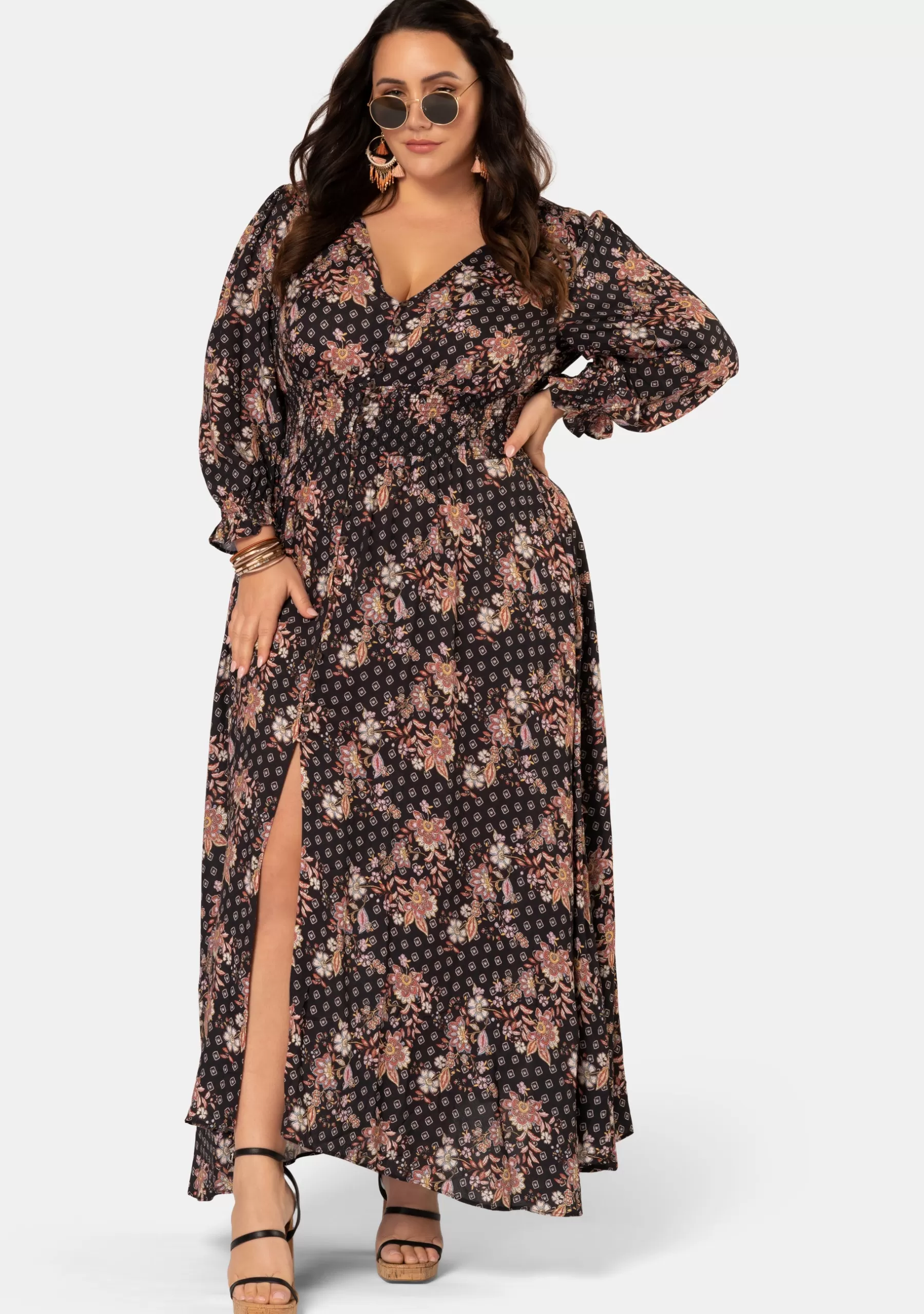 Curve Project Maxi Dresses>Gypsy Child Maxi Dress