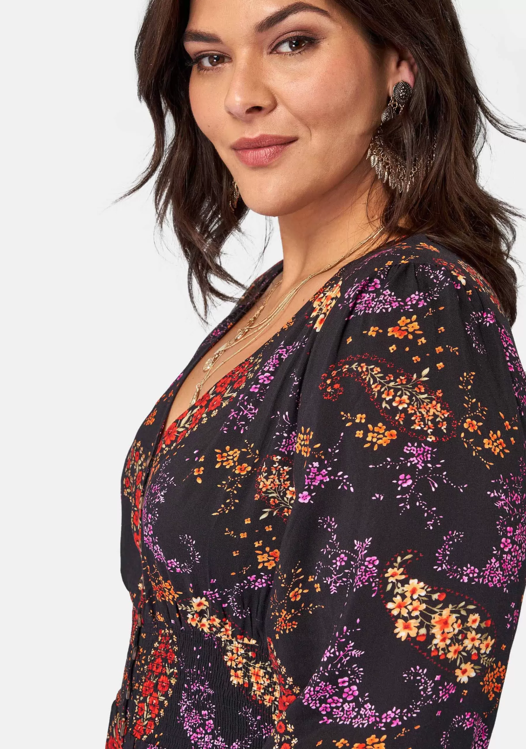 Curve Project Maxi Dresses>Gypsy Child Maxi Dress