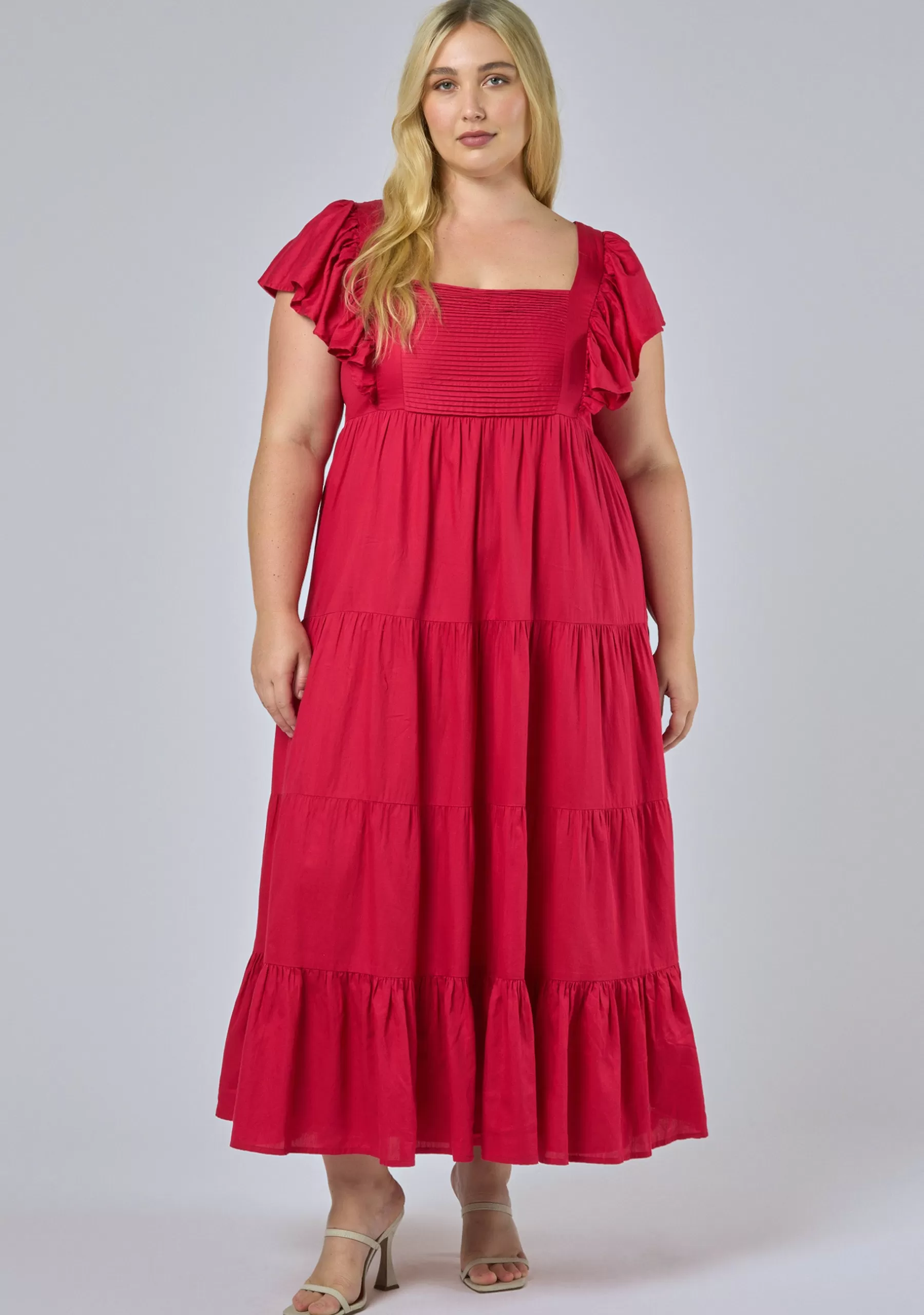 Curve Project Maxi Dresses>Harriet Tiered Maxi Dress