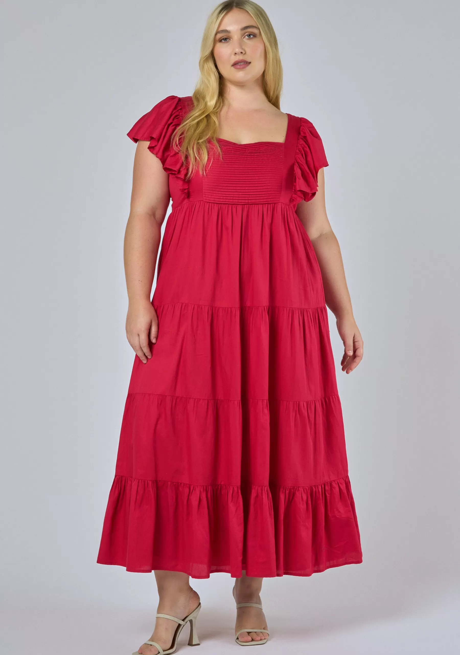 Curve Project Maxi Dresses>Harriet Tiered Maxi Dress