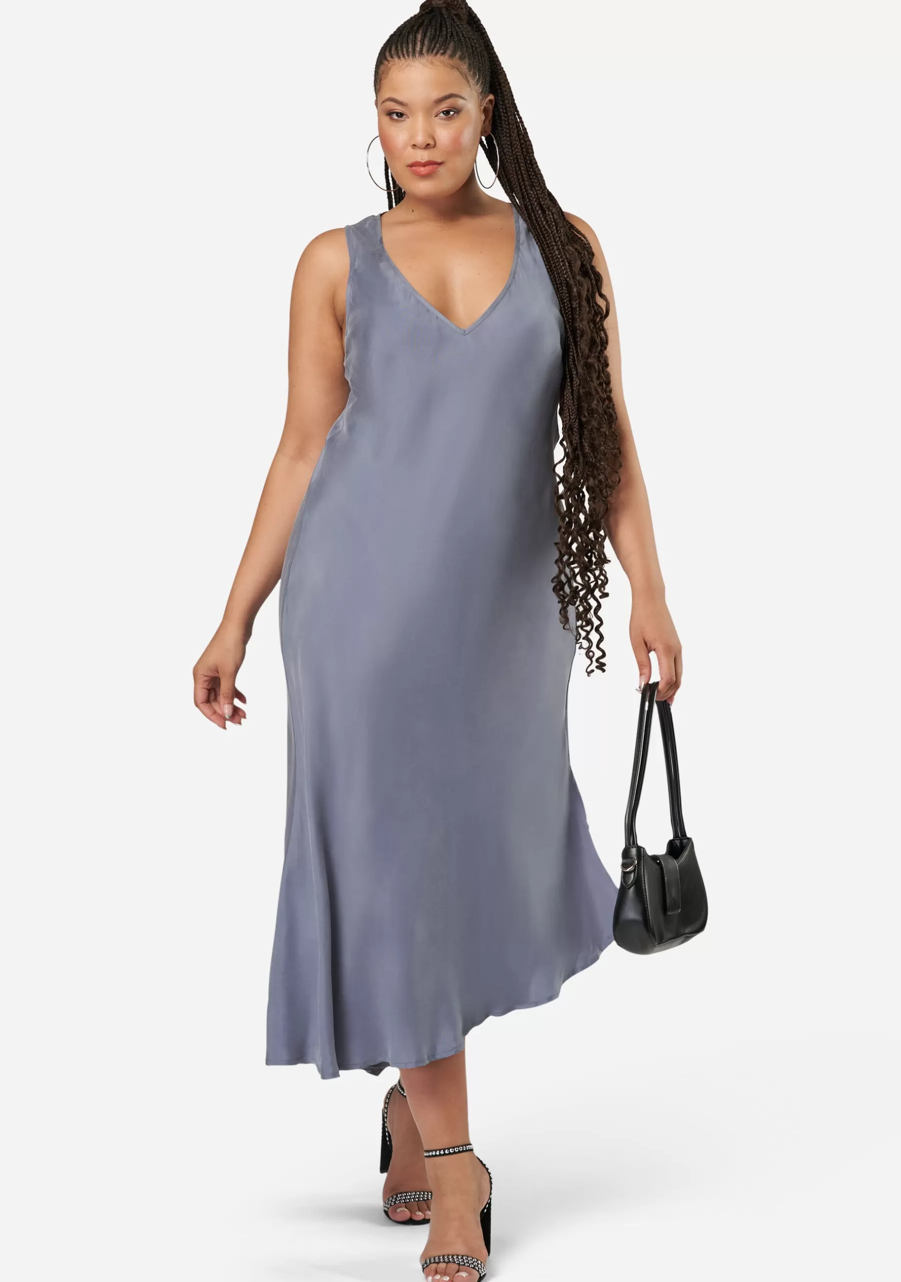 Curve Project Midi Dresses>Hell & Back Asymmetric Midi Dress