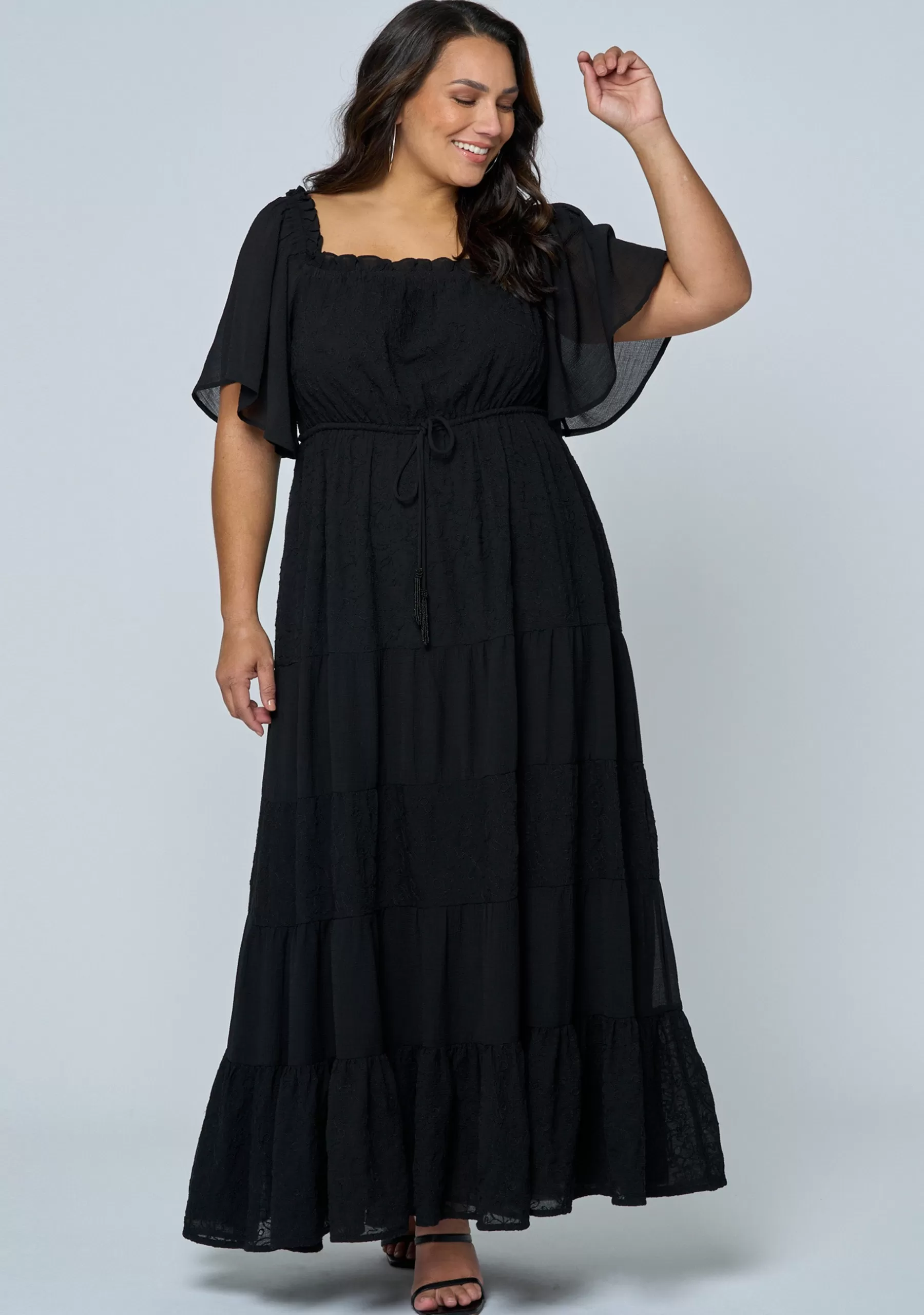 Curve Project Black Dresses | Maxi Dresses>High Voltage Maxi Dress