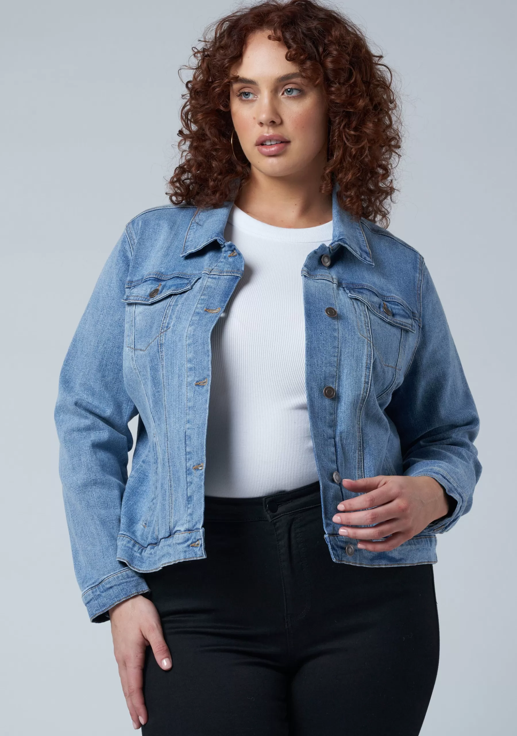 Curve Project Jackets & Coats | Denim>Hype Denim Jacket