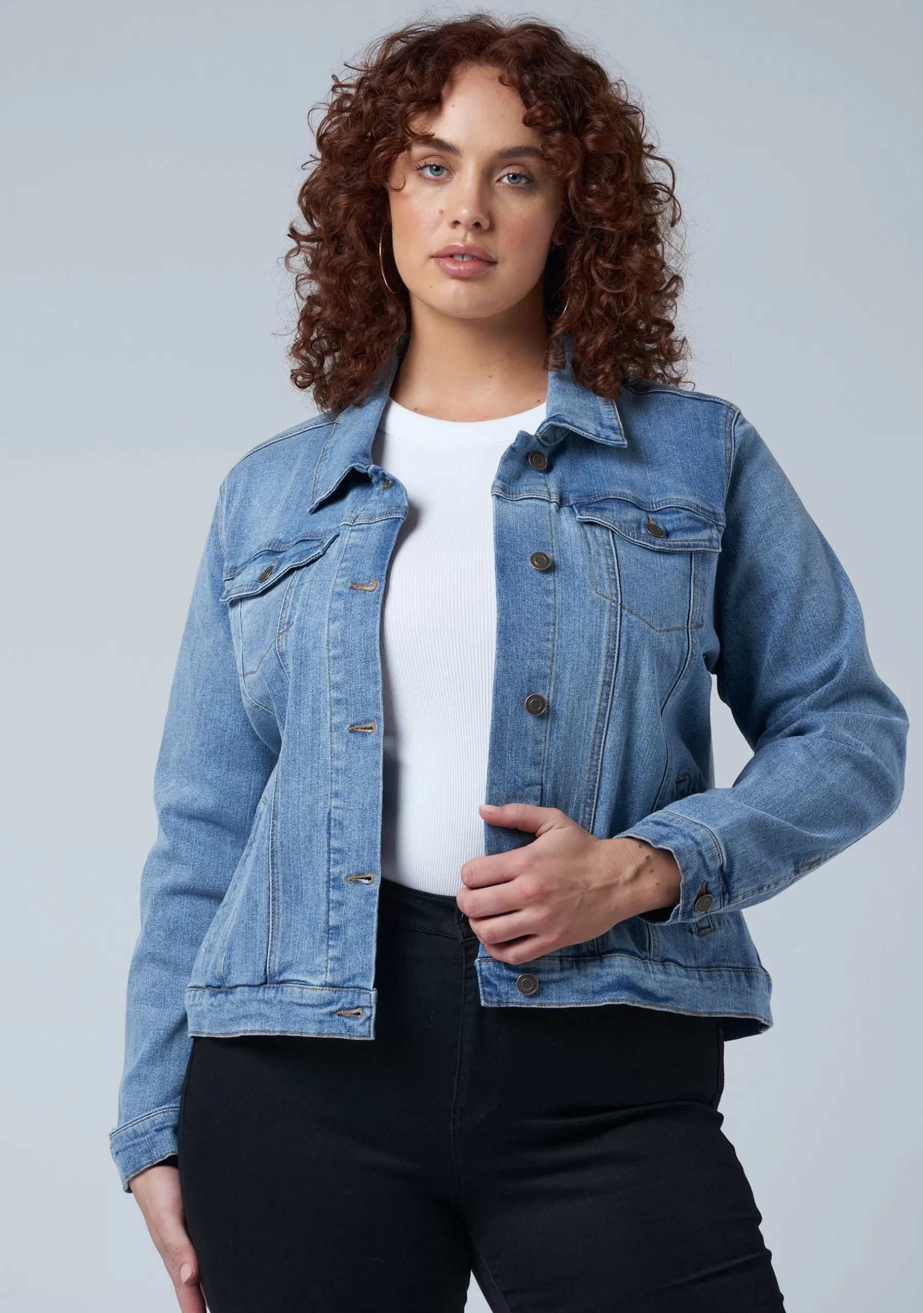 Curve Project Jackets & Coats | Denim>Hype Denim Jacket